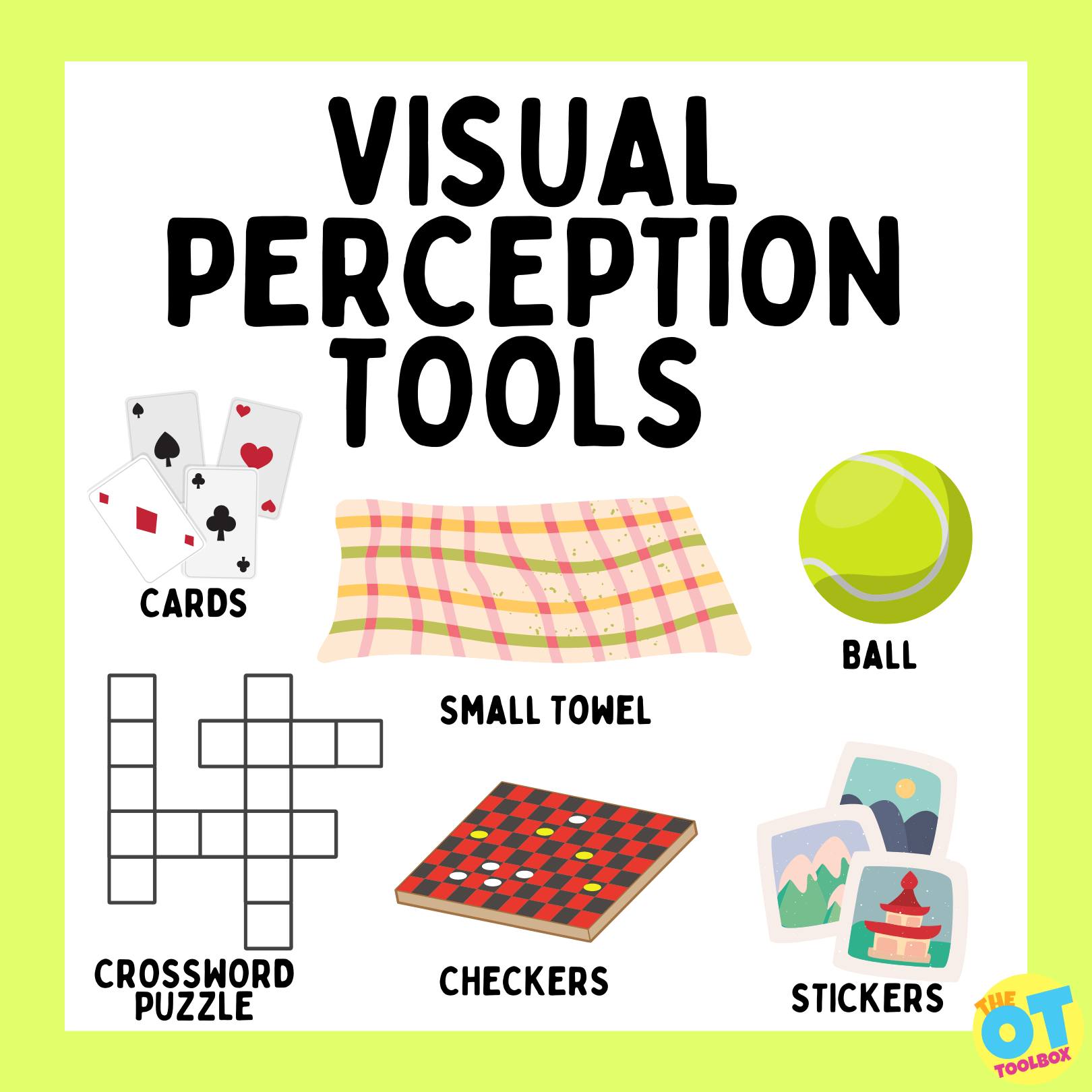 Fine - There are everyday items you can use to work on visual ...