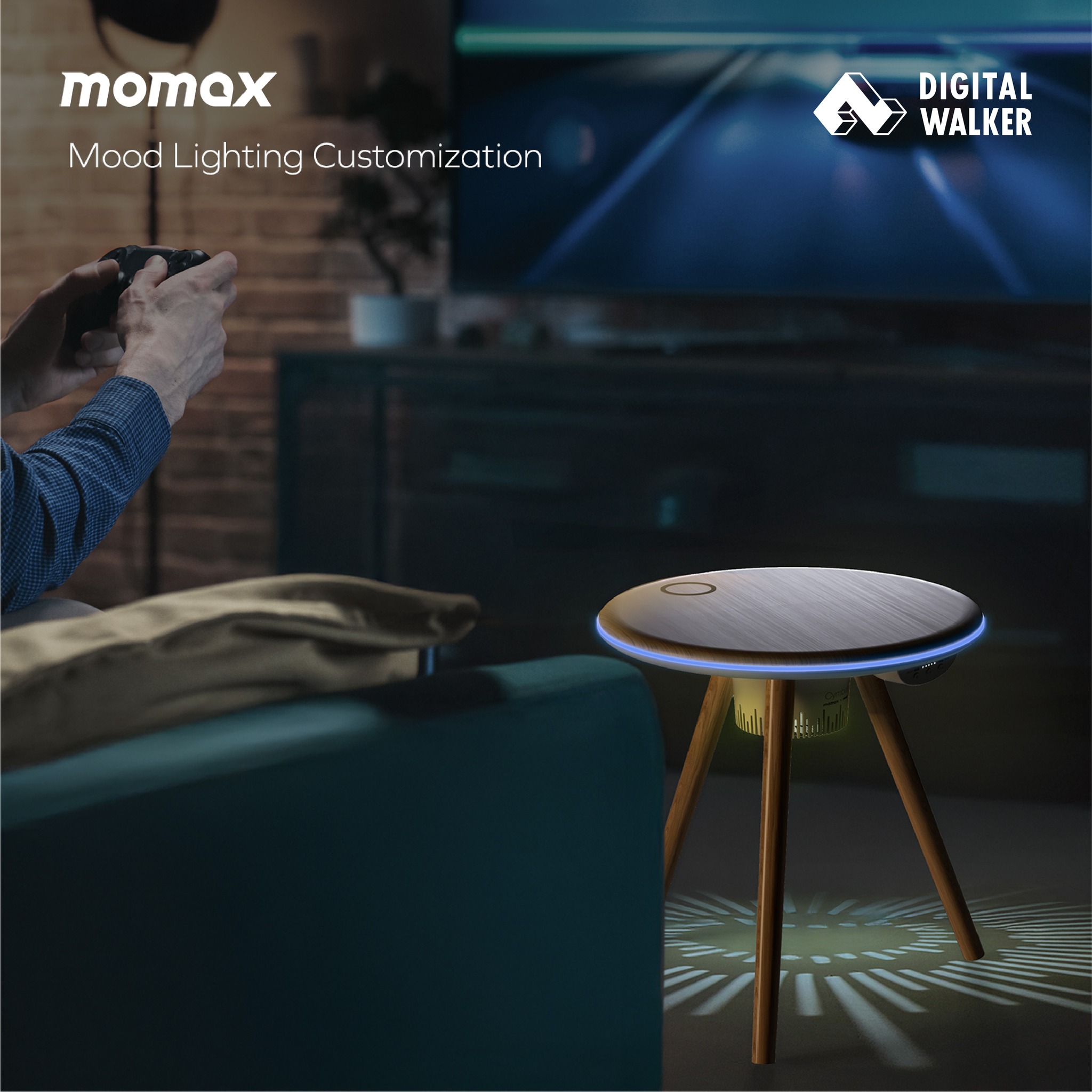 Digital - Multitasking? This table invented it. It’s a charger. It’s a ...