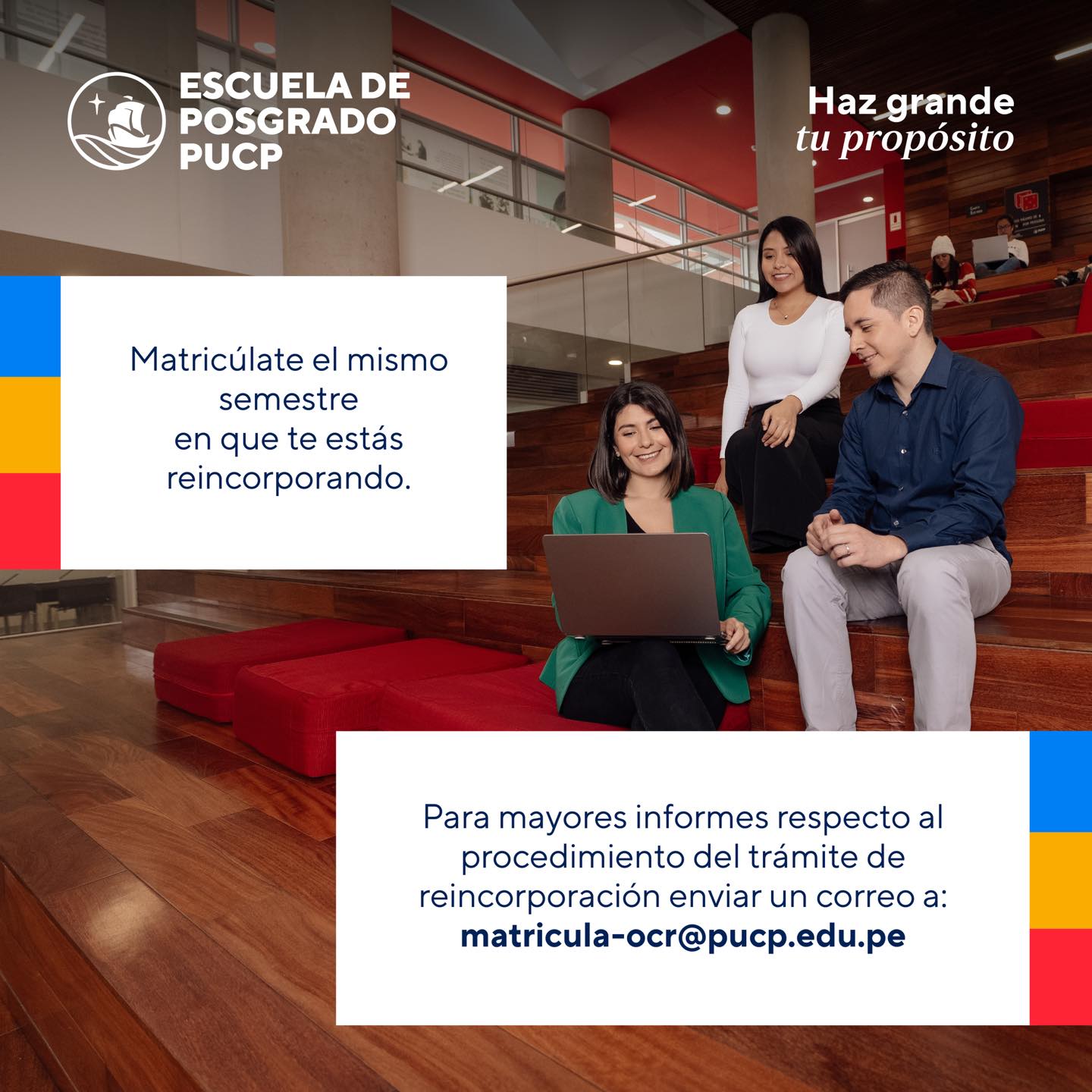 Escuela de Posgrado PUCP added... - Escuela de Posgrado PUCP