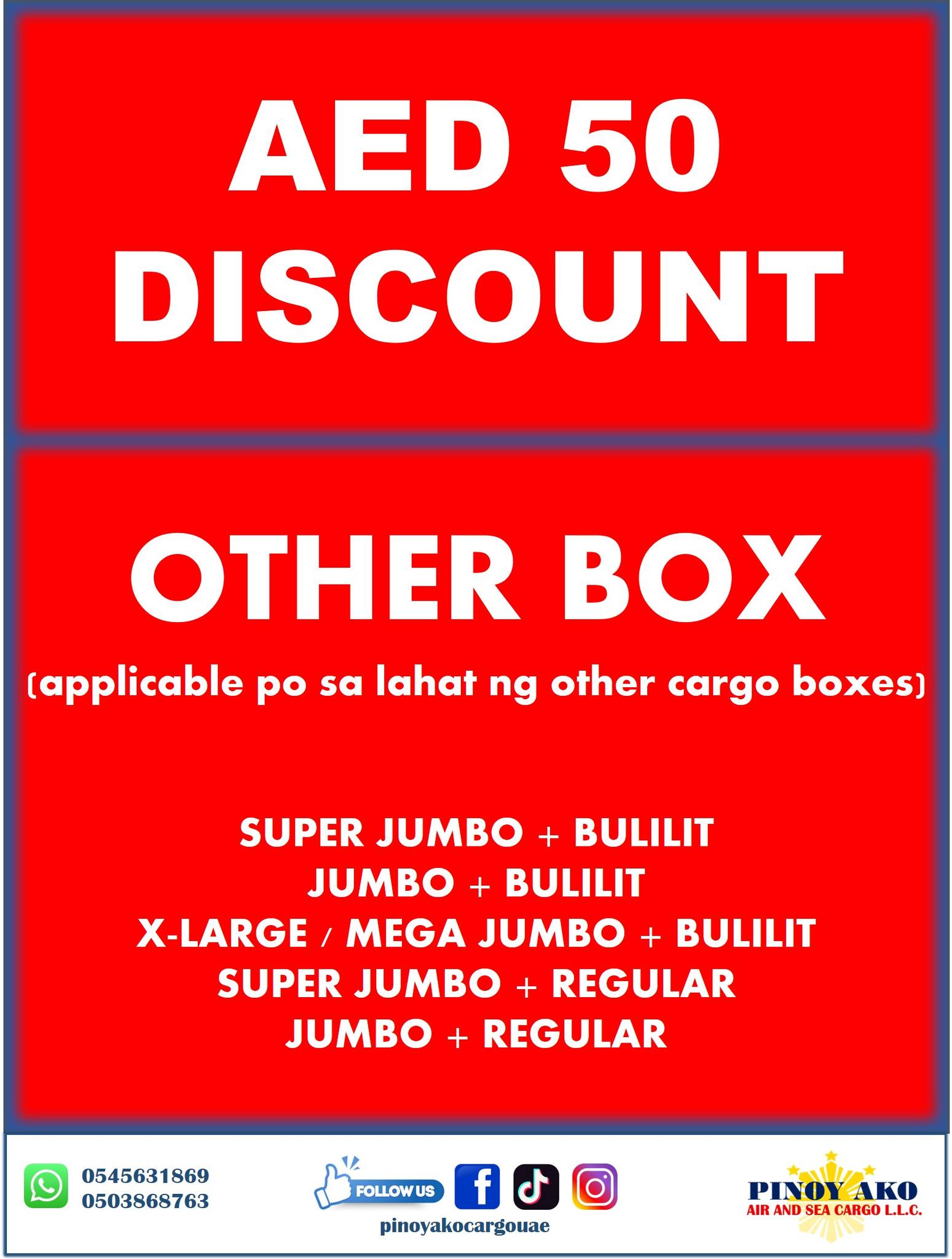 OTHER CARGO BOX ba ang... - Pinoy Ako Air and Sea Cargo LLC | Facebook