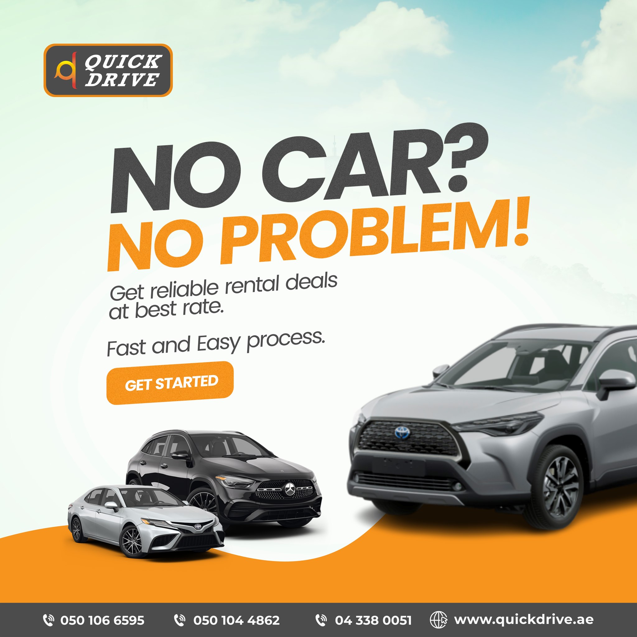 Quick - 🚗 No Car? No Problem! 🚗 Get behind the wheel with Quick Drive ...