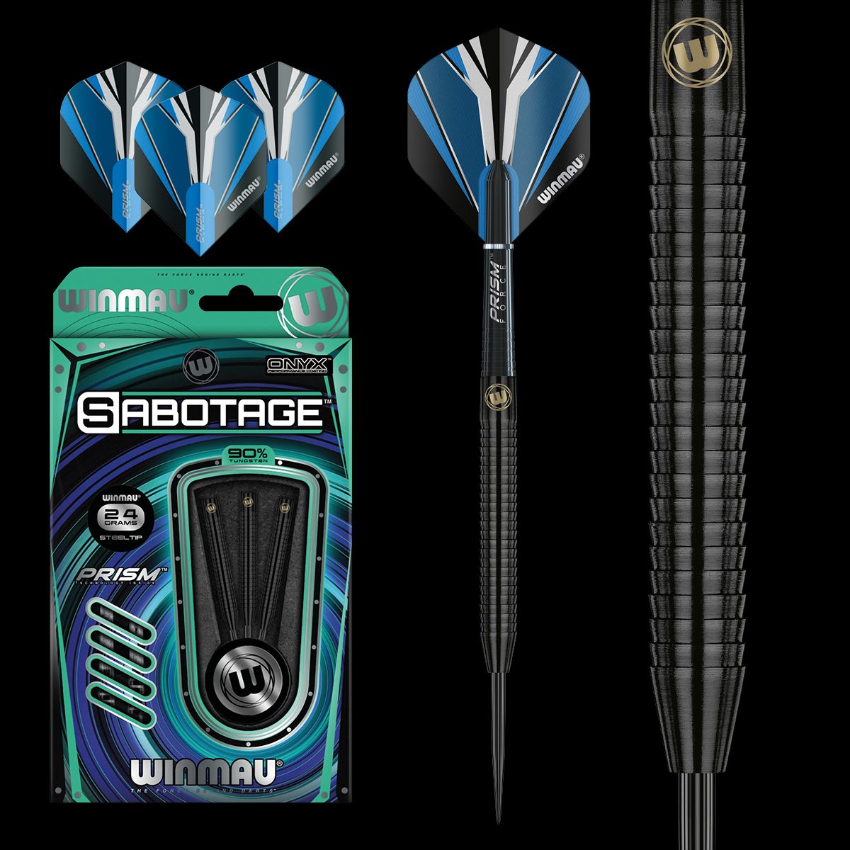 The Winmau Ted Hankey's Steel Tip is designed for blood-curdling