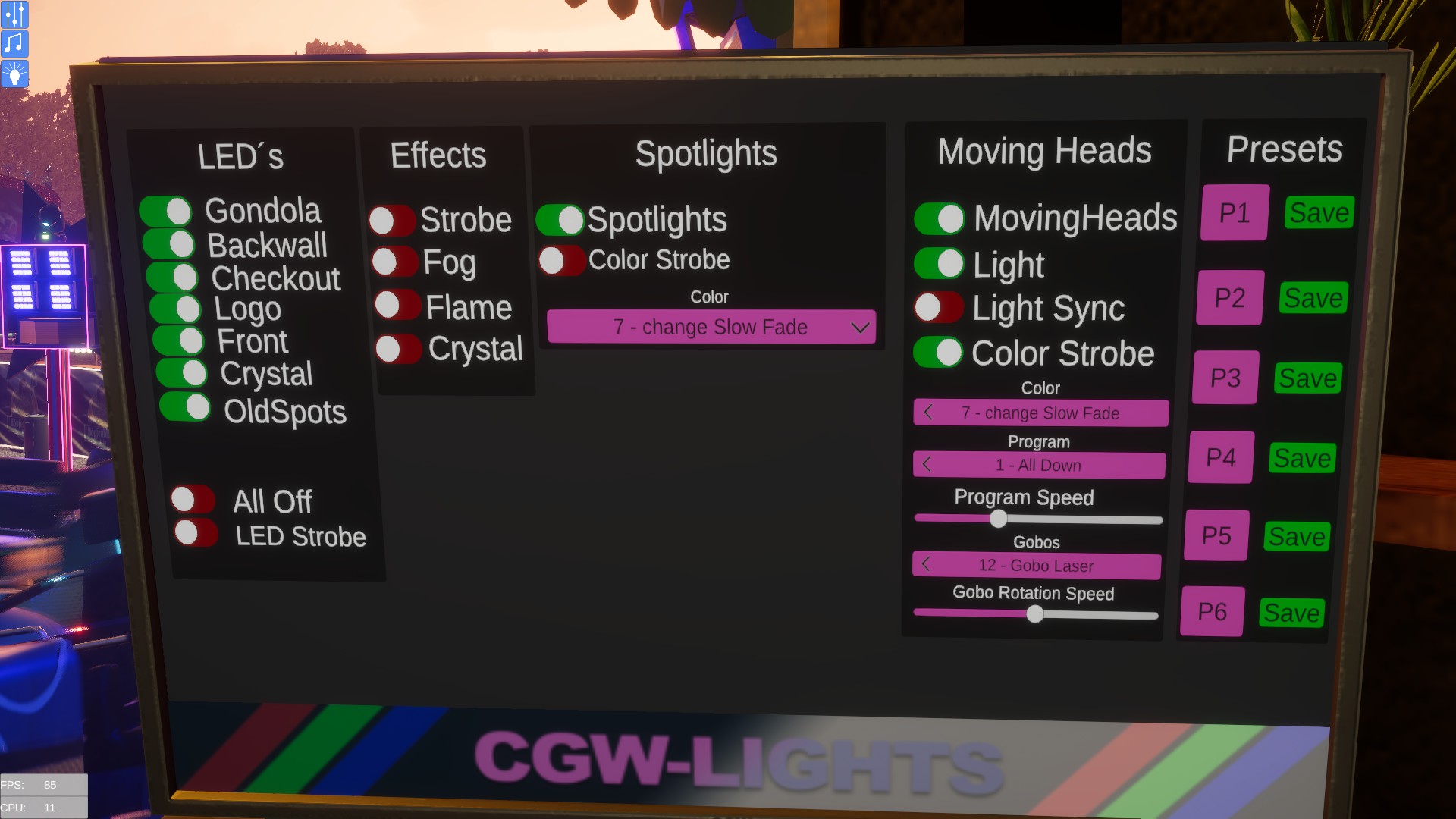 Coastergalaxyworld - Every Attraction has the CGW-LIGHTS System within ...