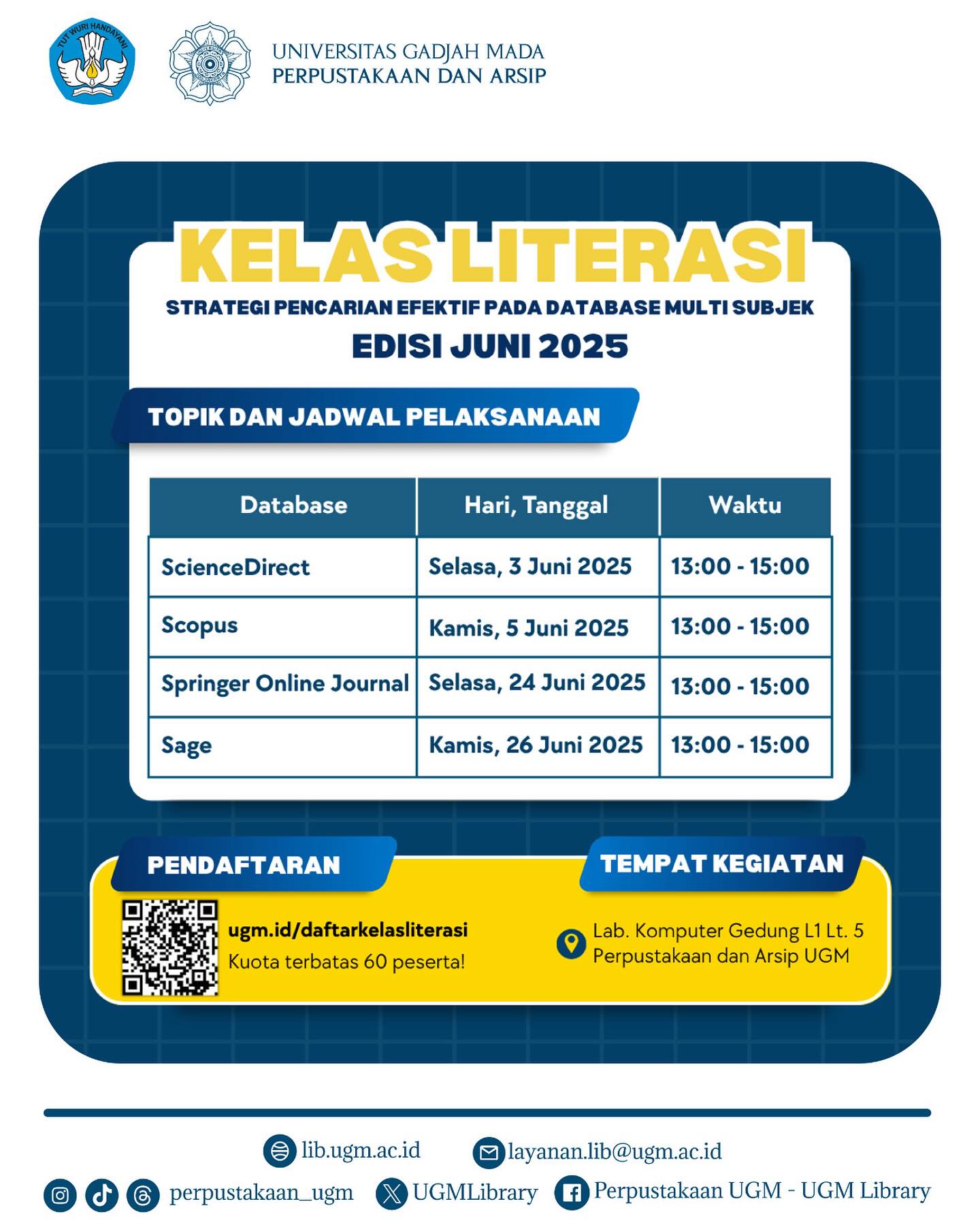 Perpustakaan - [Kelas Literasi: Strategi Pencarian Efektif pada ...