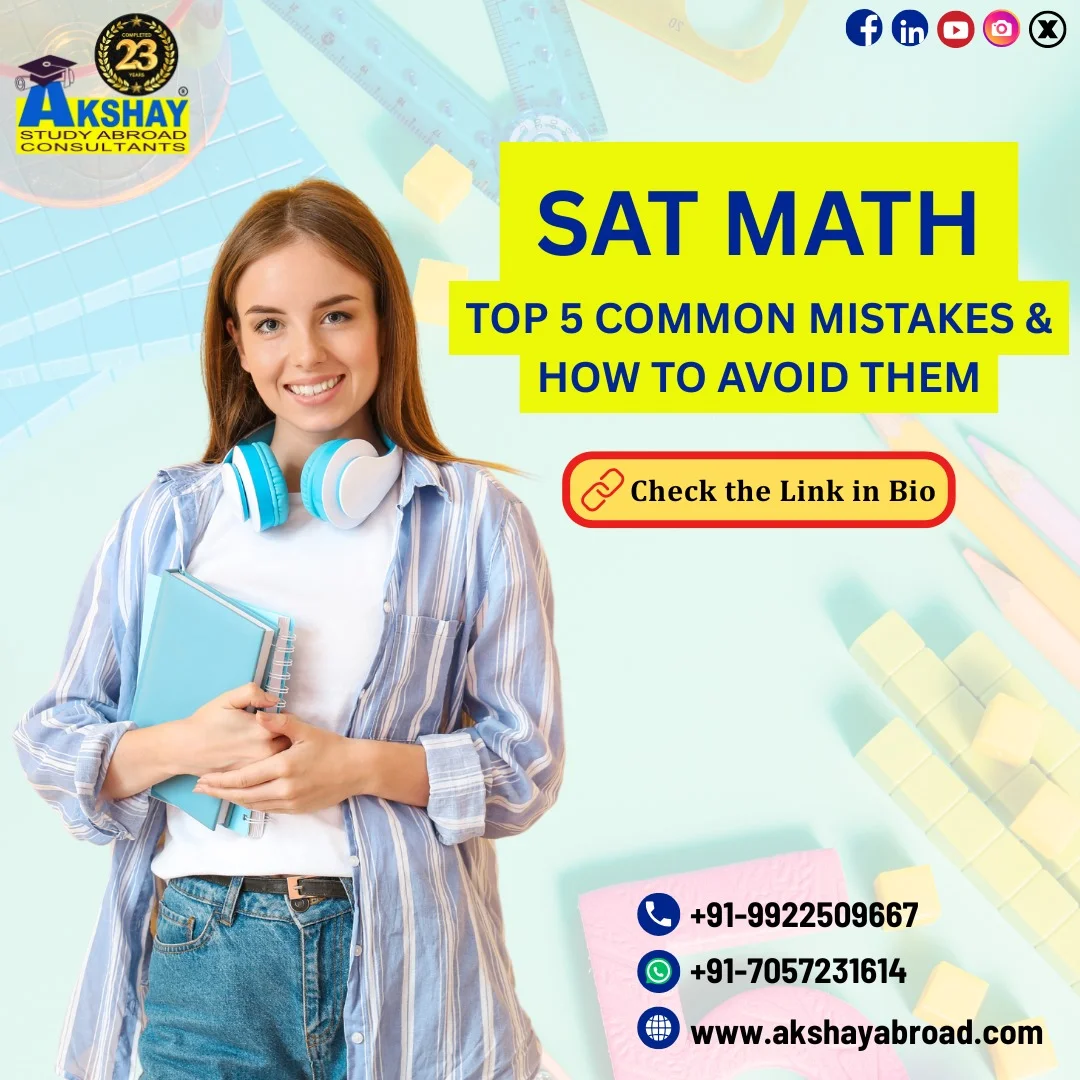 Akshay - Score smarter, not harder! 🚀 Avoid the 5 most common SAT Math ...