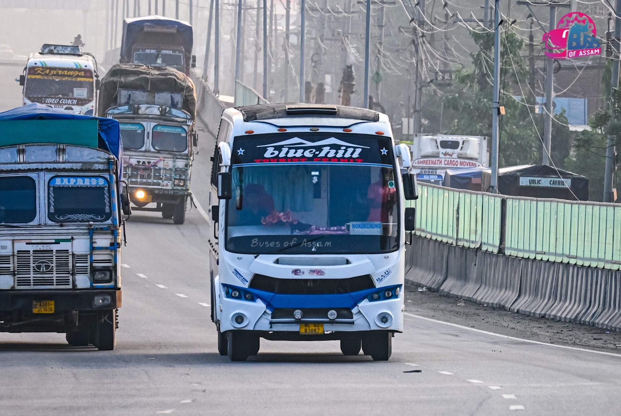 Buses of Assam - Blue Hill (Night Rider) 🤍 Route :... | Facebook