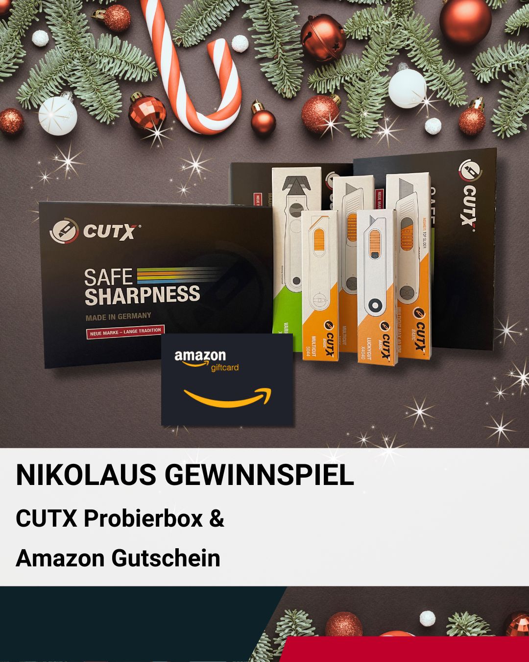 CUTX - Gewinnspiel! Jedes Jahr steht der Nikolaus vor der...