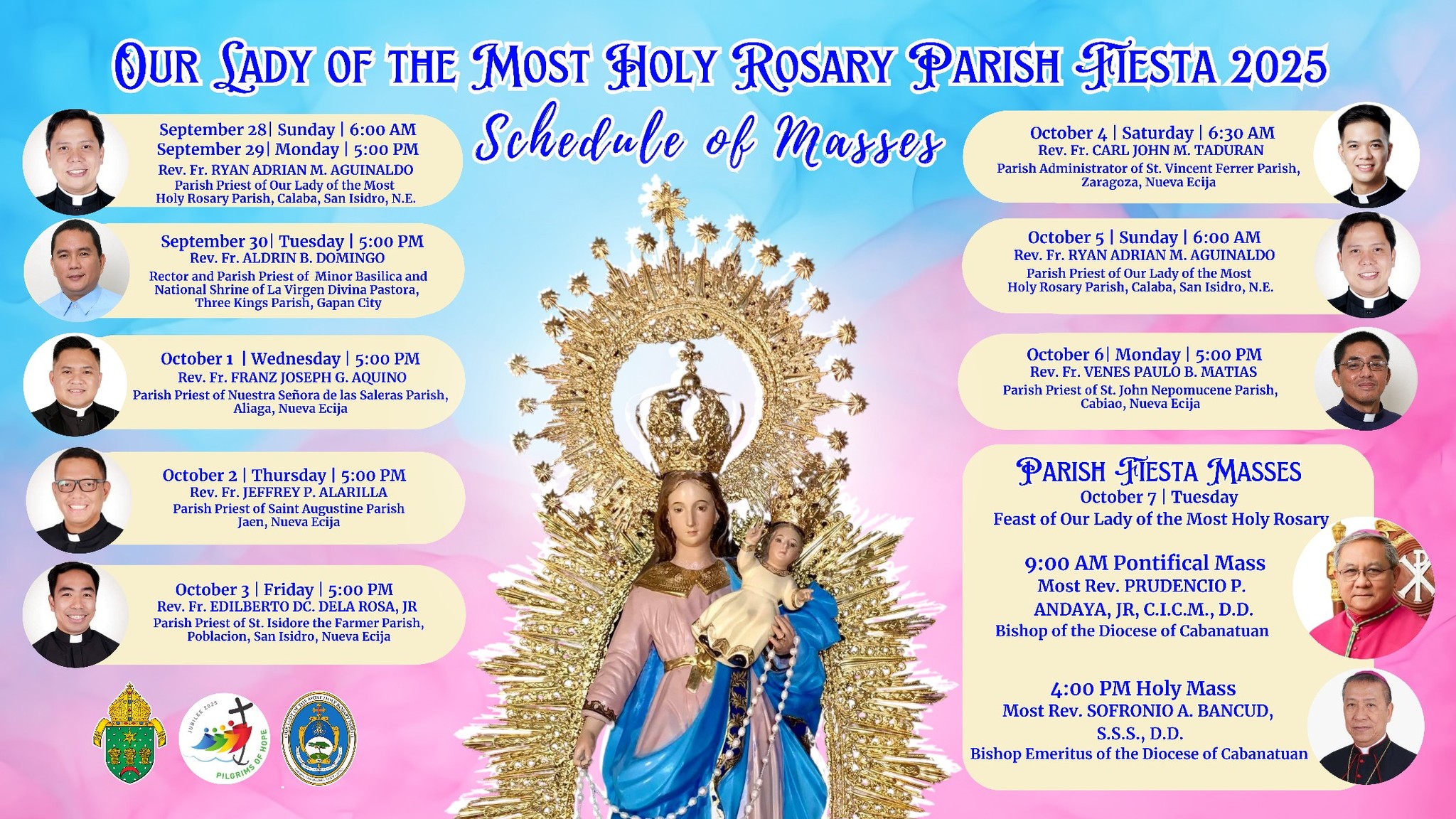 𝗢𝗨𝗥 𝗟𝗔𝗗𝗬 𝗢𝗙 𝗧𝗛𝗘... - Our Lady of the Most Holy Rosary Parish | Facebook