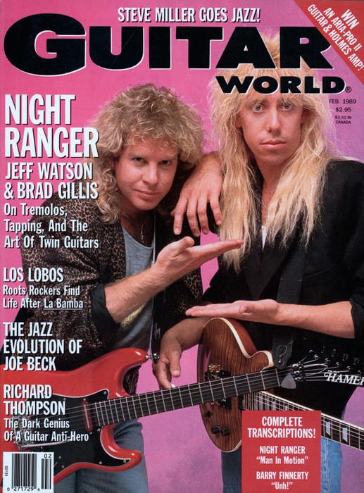 Jeff Watson & Brad Gillis ( Night Ranger, NAMM 1986) #guitar