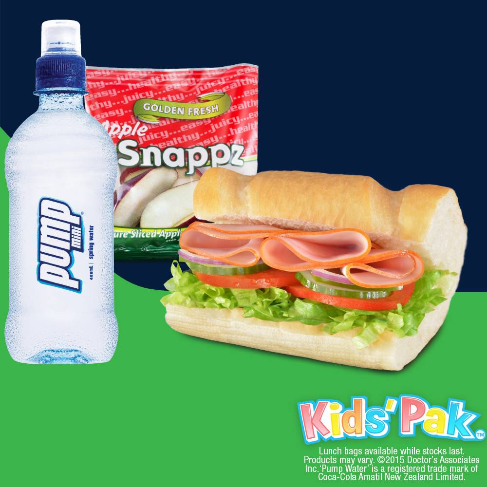 Subway New Zealand - Our Kids’ Pak™ is a nutritionally balanced kids