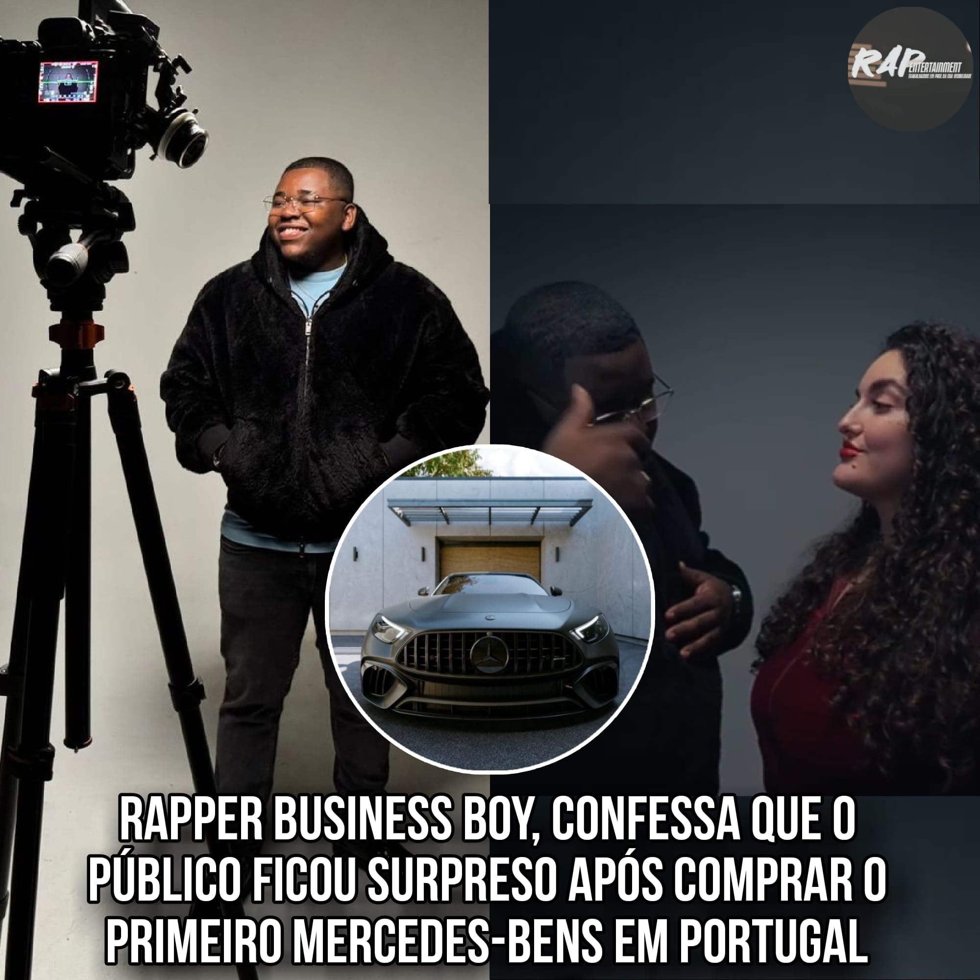 Rap - BUSINESS BOY REVELA COMPRA DE MERCEDES-BENZ EM NOVA MÚSICA 