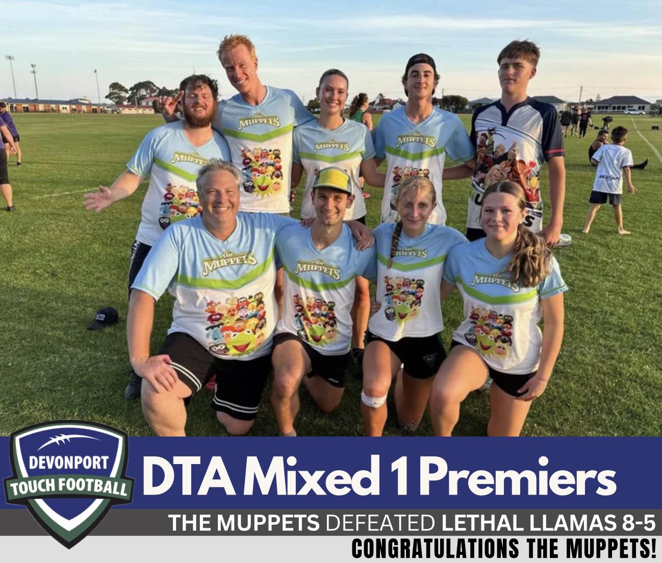 Devonport Touch Association - Congratulations to the Muppets, who ...