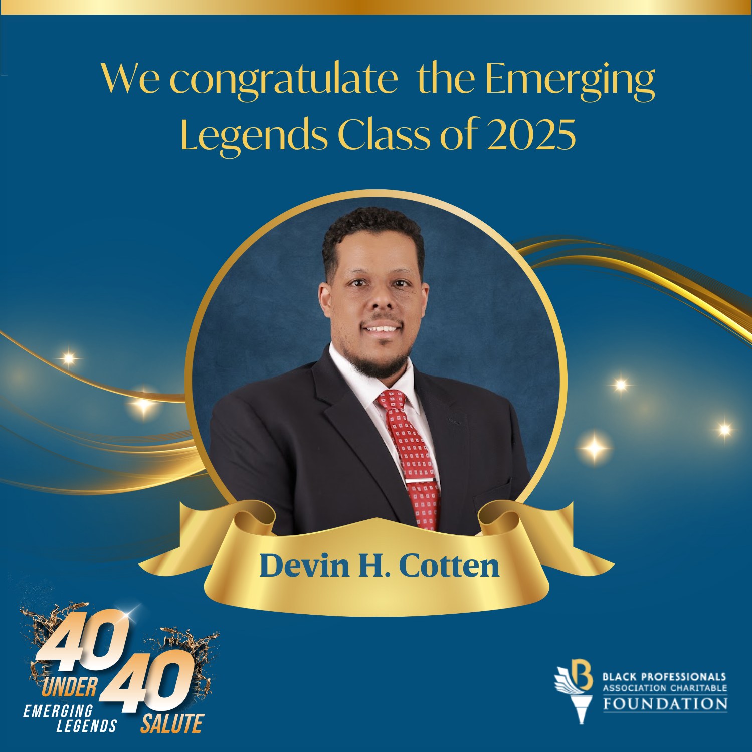 Black - 🌟 Honoring Devin H. Cotten – 2025 Emerging Legend 🌟 Devin H ...