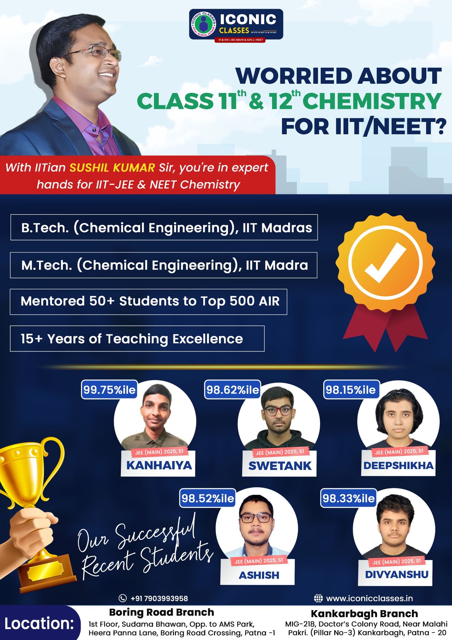 Iconic Classes - 🎯 Worried About Chemistry for Class 11th... | Facebook