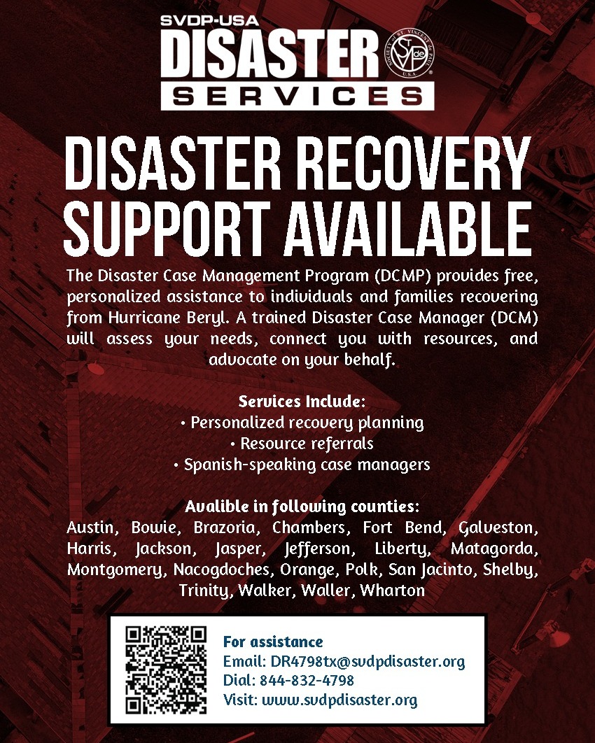 Free disaster case management services... - City of Stafford | Facebook