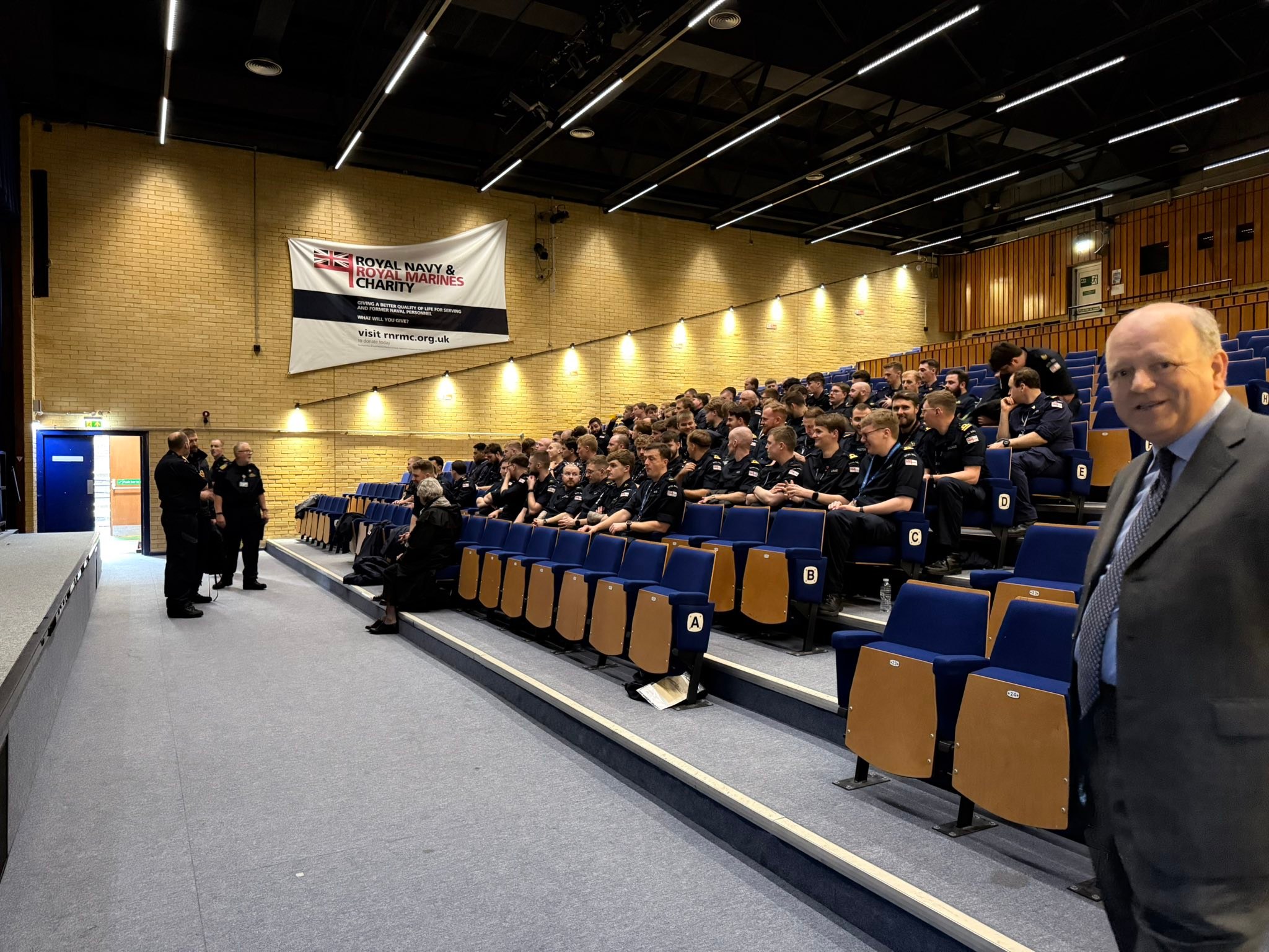 HMS Raleigh - HMS Raleigh was pleased to welcome Mr Gav... | Facebook