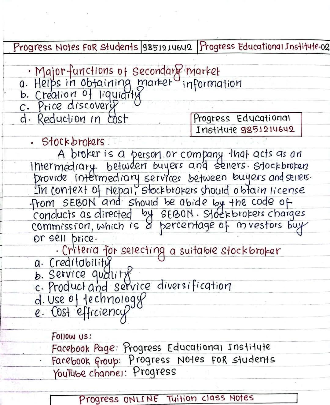 Progress Notes For Students | 👉BBS 2nd Year 👈 👉 Macroeconomics 👈 | Facebook