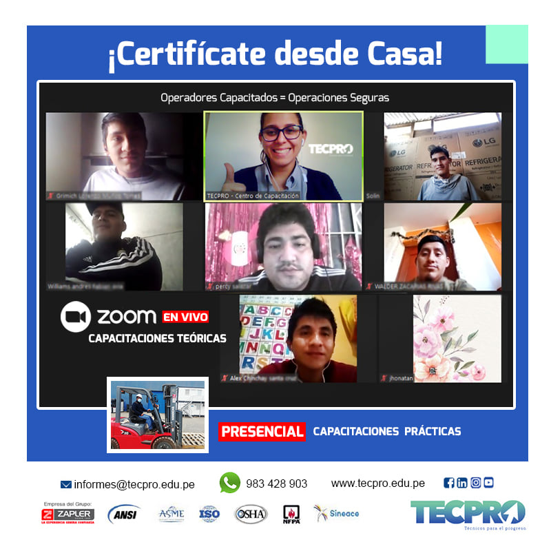 TECPRO - 👷 Modalidad Online - Certifícate desde la... | Facebook