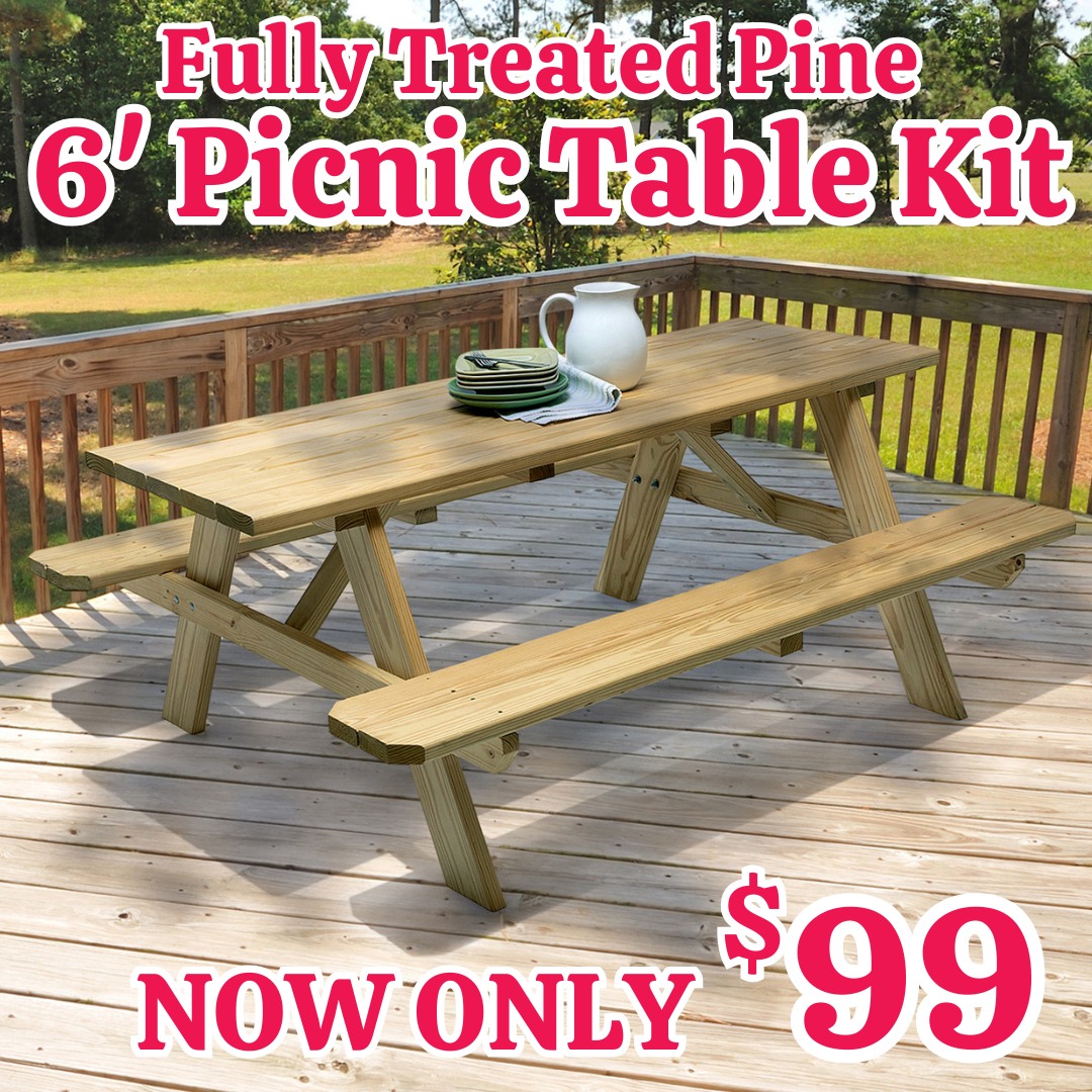 Our Picnic Table Kits... - Southeastern Salvage Home Emporium | Facebook