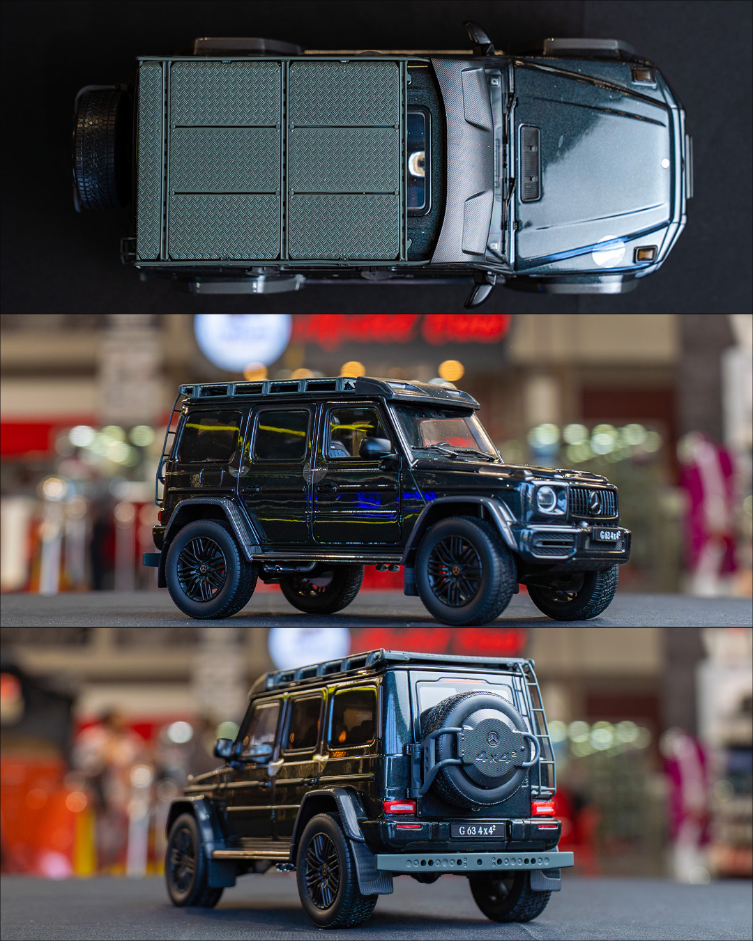 【希少】Mercedes-AMG G 63 4x4² W463(1:12) Big presence. Legendary character. The Mercedes-AMG G 63 4x4² W463