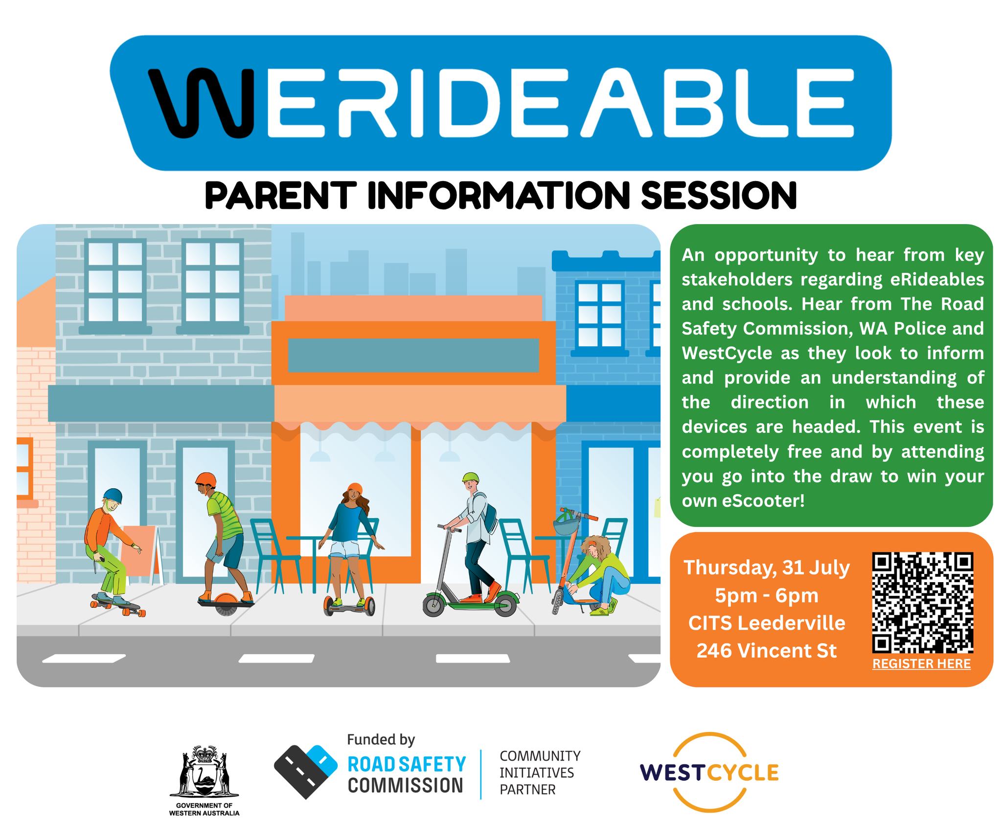 Thornlie - eRIDEABLE PARENT INFORMATION SESSION 🛴 We're excited to ...