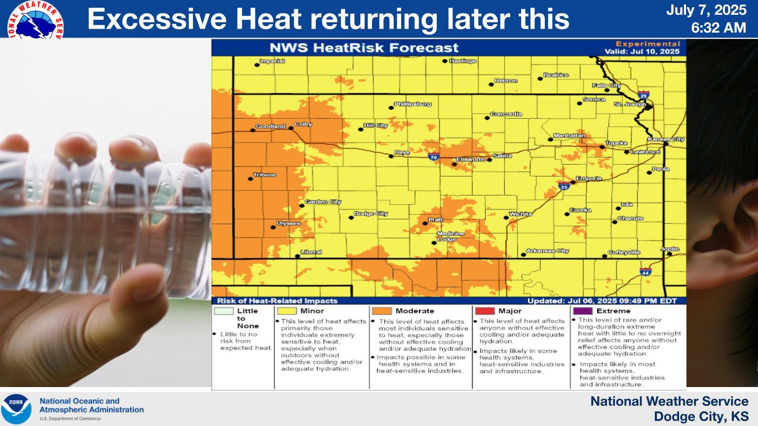 US - Thursday will be one of the hotter afternoons as temperature reach ...