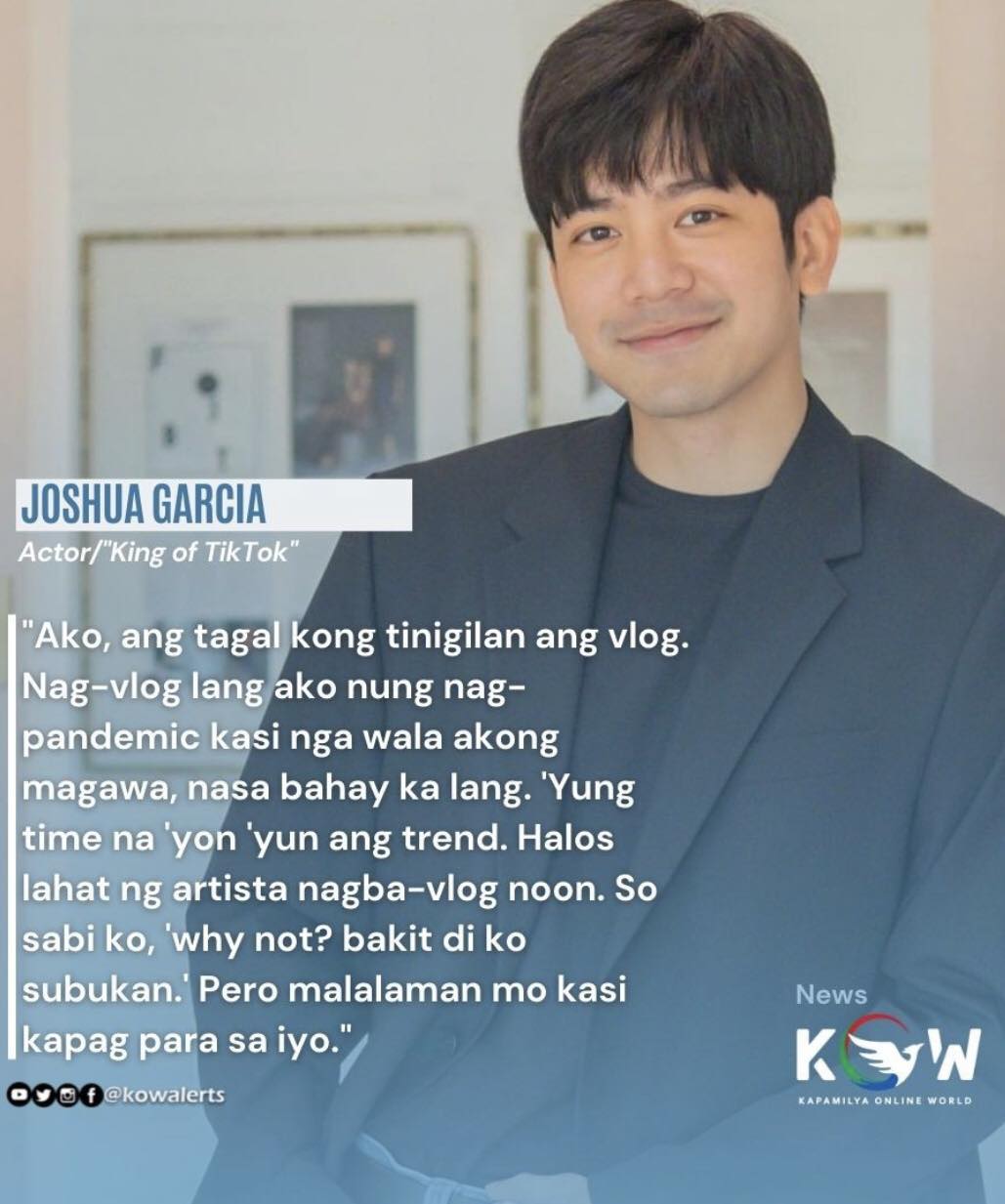 Joshua Garcia - Hindi lang siya talaga para sa akin. - Joshua Garcia ...