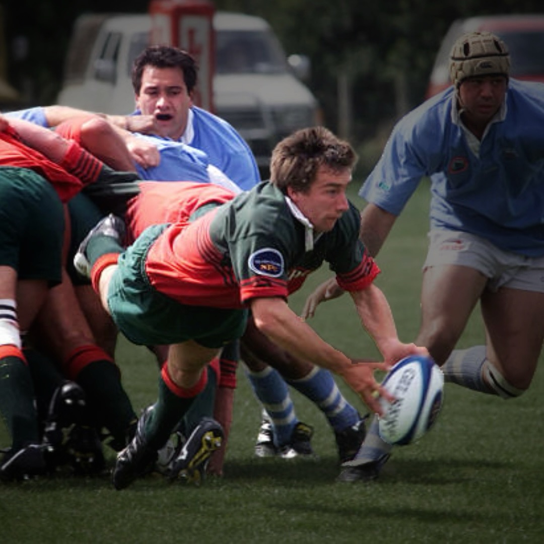 Rugby - Wairarapa Bush halfback James Bruce in action against Ngāti ...