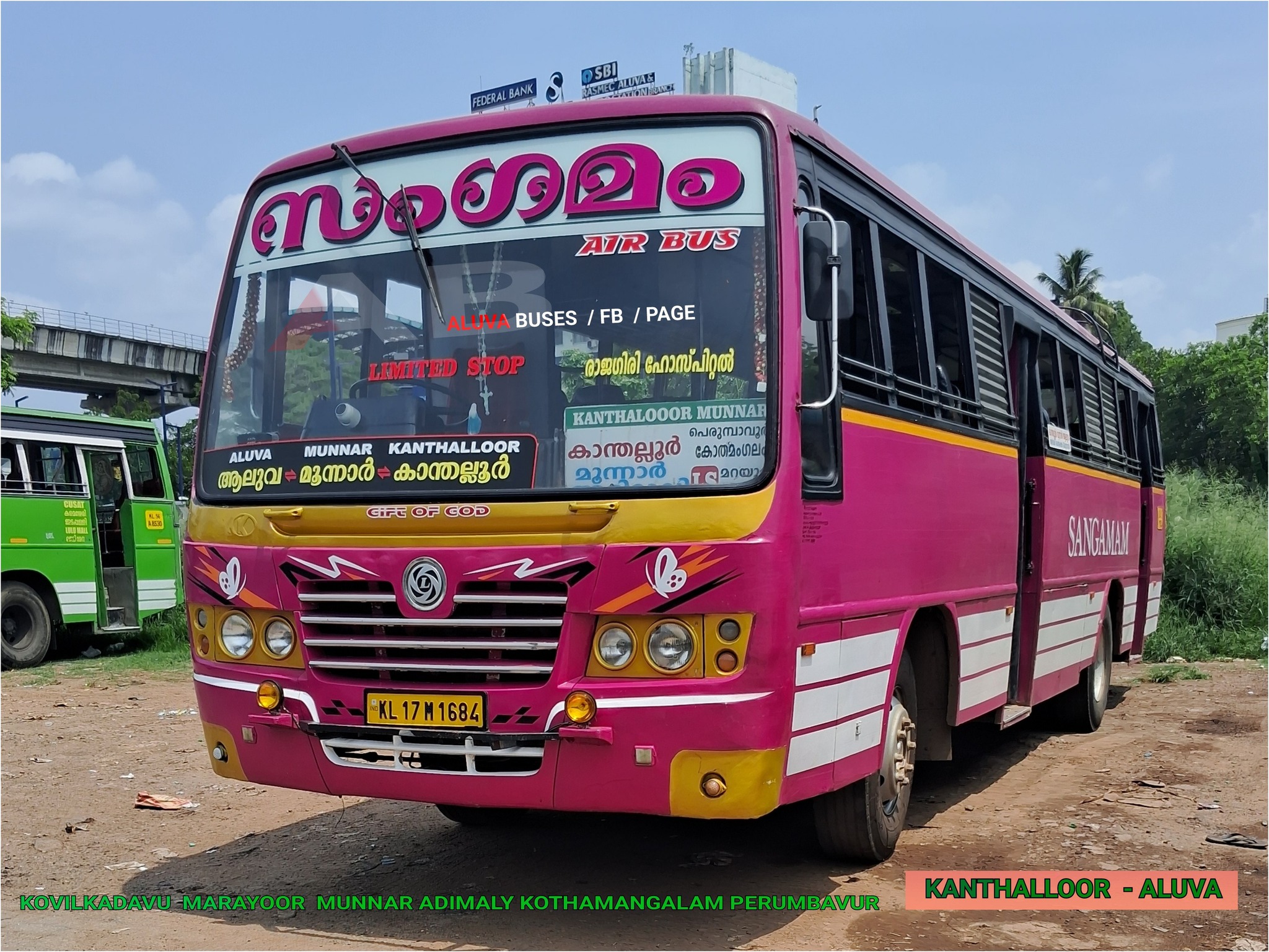 ALUVA BUSES - SANGAMAM ALUVA - MUNNAR - KANTHALLOOR (LS)... | Facebook