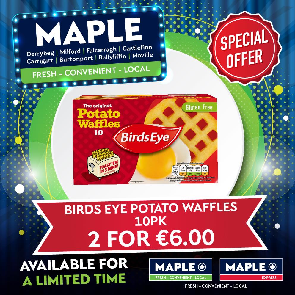 MAPLE - ‼️ NEW OFFERS AT YOUR LOCAL MAPLE STORE ‼️ Birds Eye Potato ...