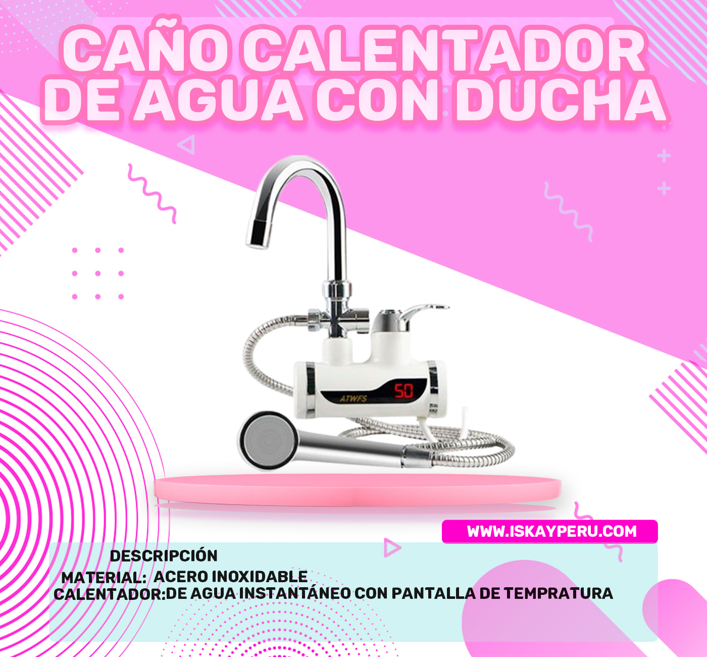 ISKAY Perú - 🥰CALENTADOR DE AGUA INSTANTANEA🤩💧 🔥 Super... | Facebook