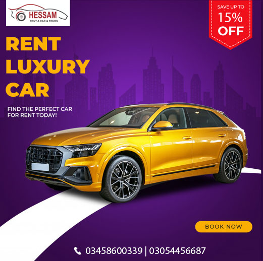 Hessam Rent A Car & Tours | Lahore