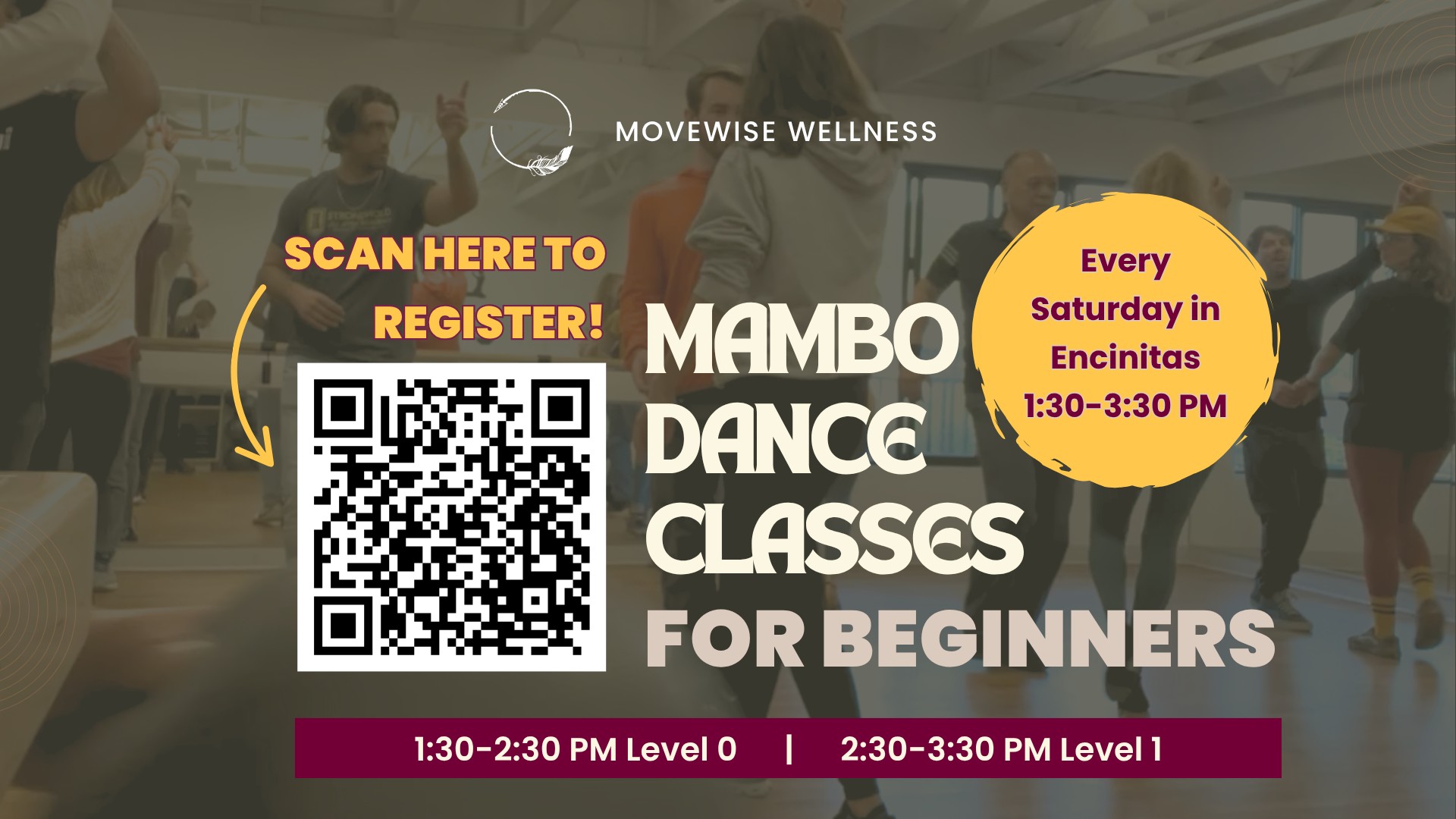 Beginner Friendly Mambo Partnerwork Classes in Encinitas