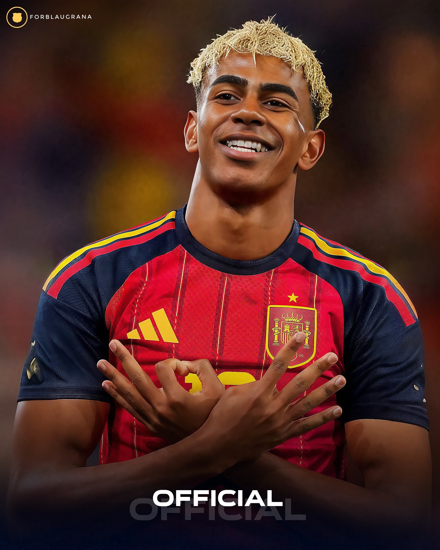 🚨 𝗢𝗙𝗙𝗜𝗖𝗜𝗔𝗟: Lamine Yamal unveils Spain national team's