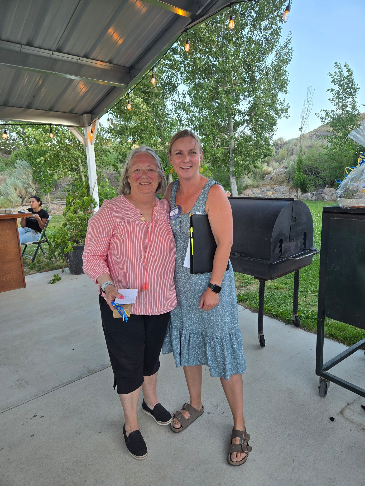 Rotary - Nicole Rigsby awarding thank you to Nancy for her Rotary Club ...