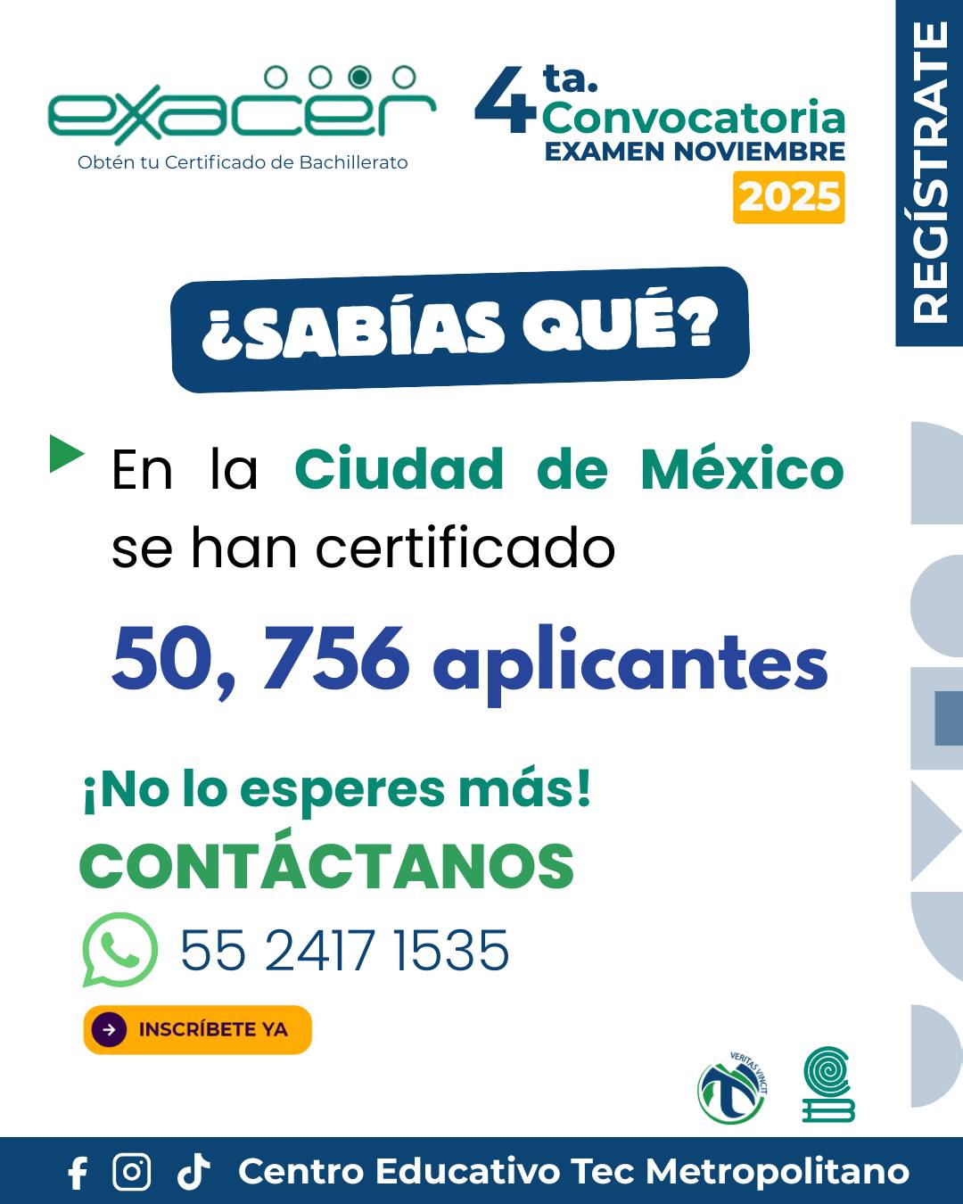 Centro - 📚 ¿Sabías que…? En la CDMX, más de 50,000 personas han ...