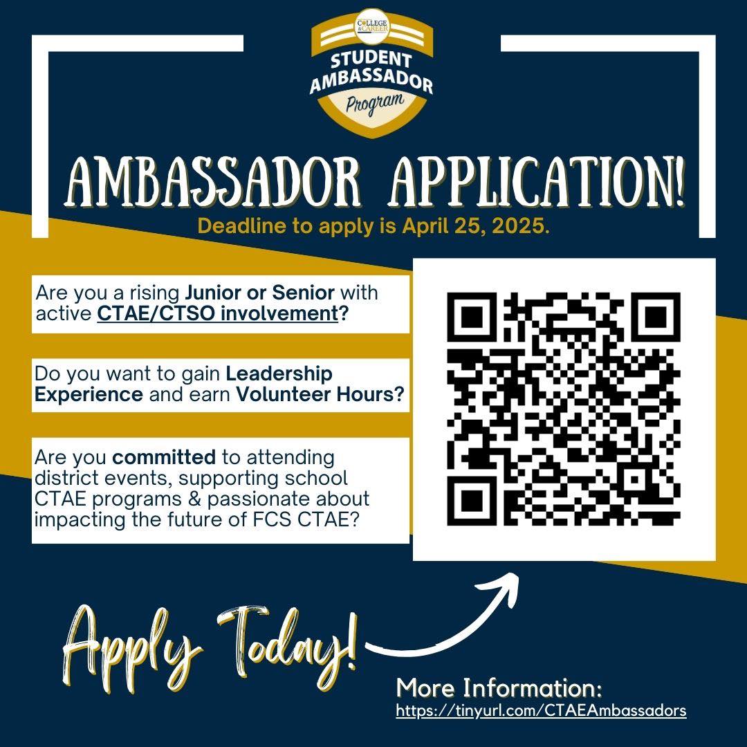 Lambert - 🚨 Now Accepting Applications for 2025–2026 District CTAE ...