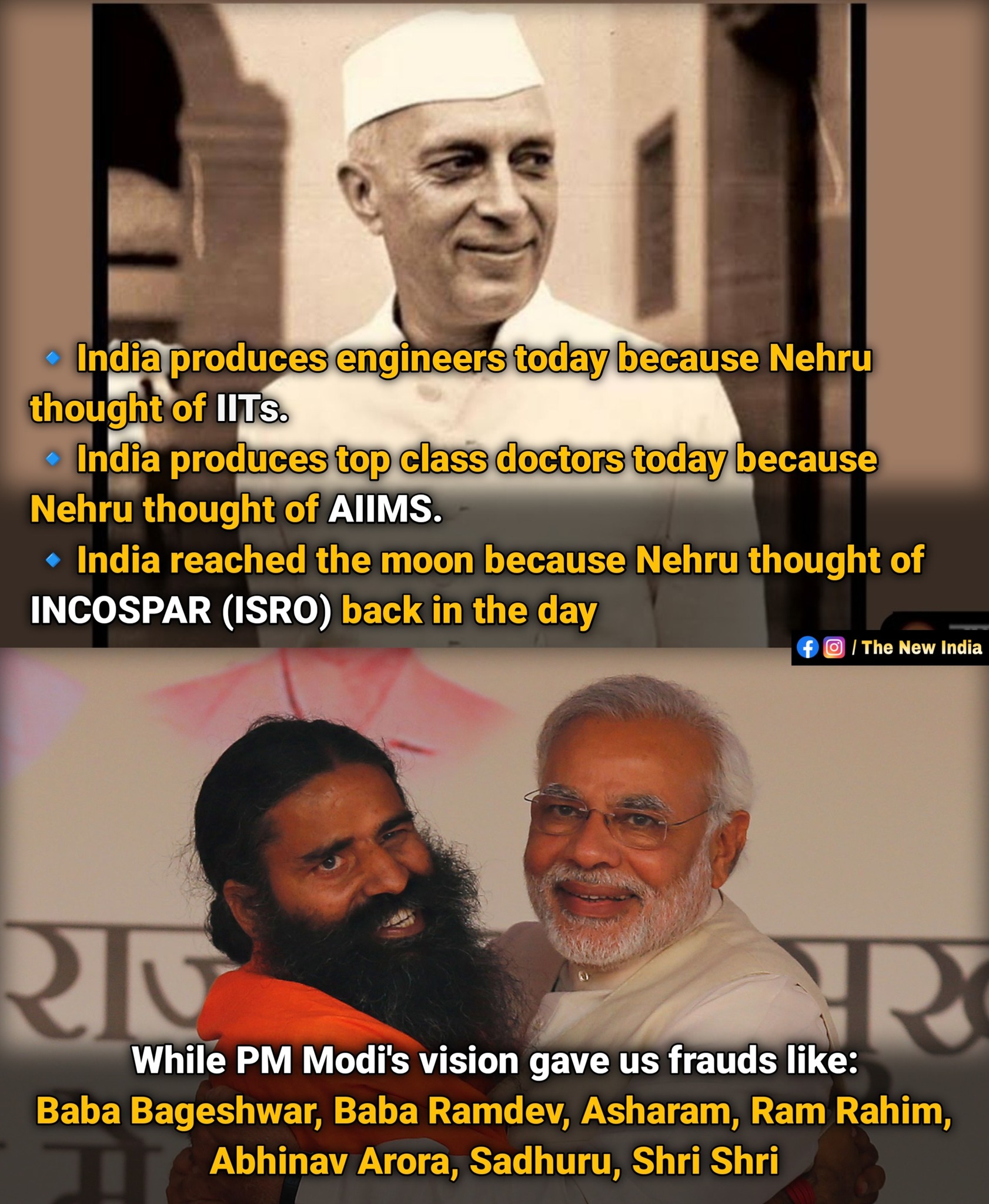 The New India - Nehru's vision built the foundation for... | Facebook