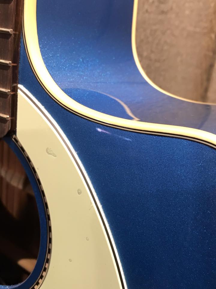 Fender Sonoran acoustic guitar in Lake Placid Blue