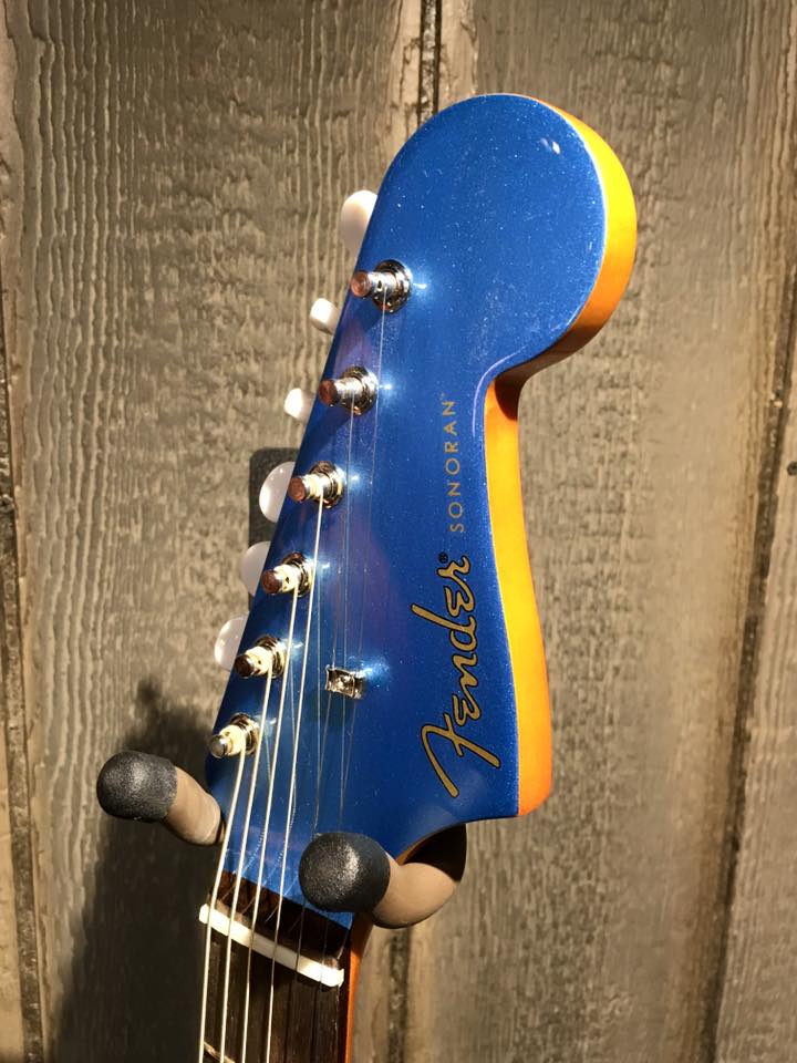 Fender Sonoran acoustic guitar in Lake Placid Blue
