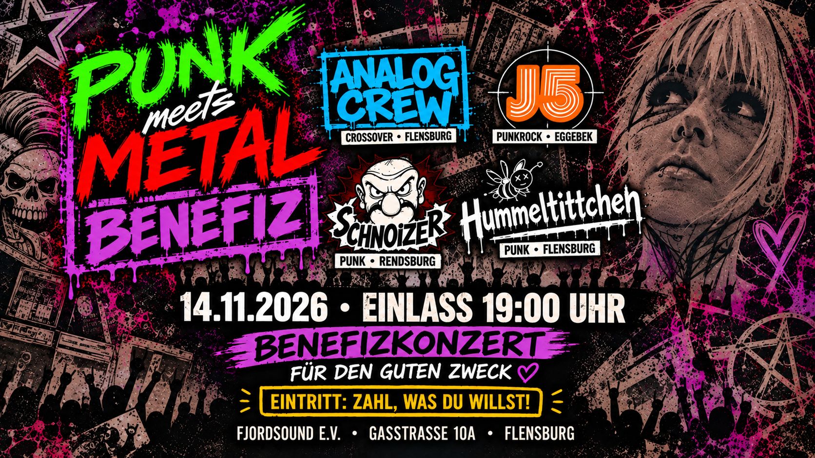 Punk meets Metal Benefiz