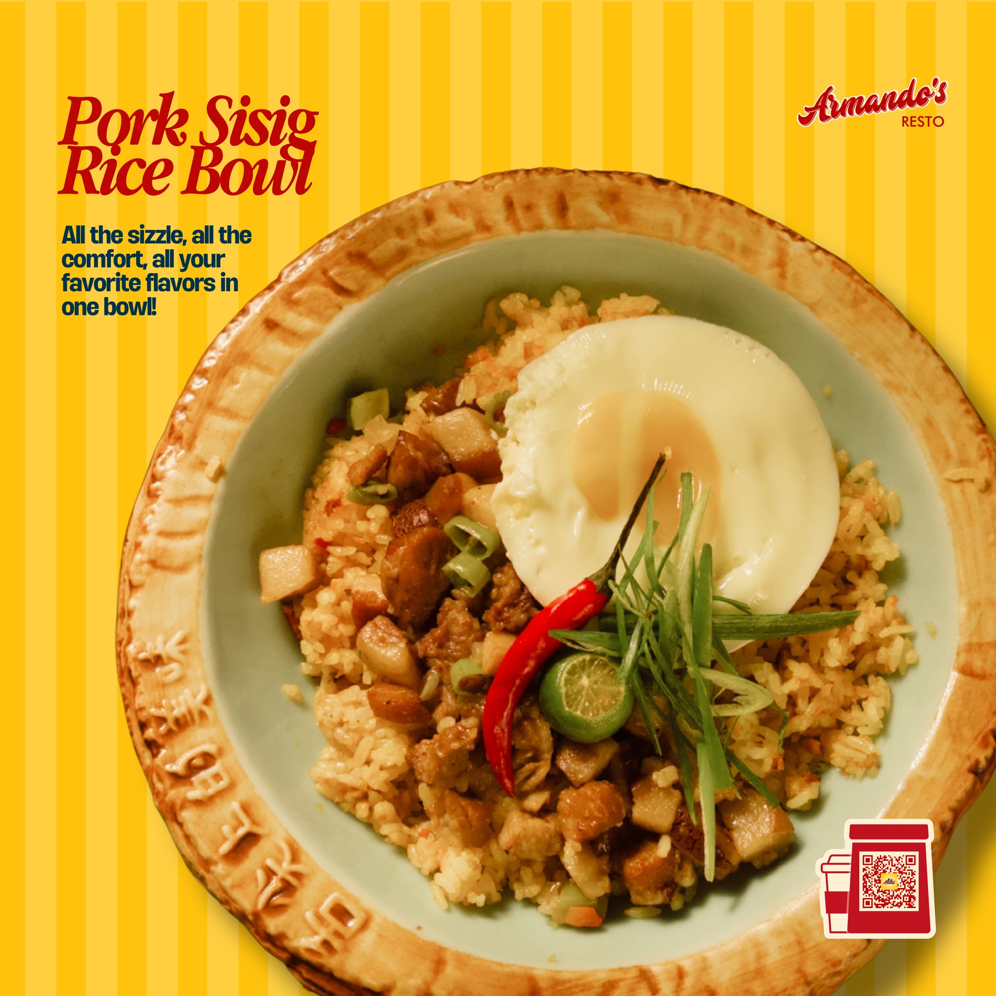Armando's - Dish of the Week 🍴: Pork Sisig Rice Bowl The OG Pinoy ...