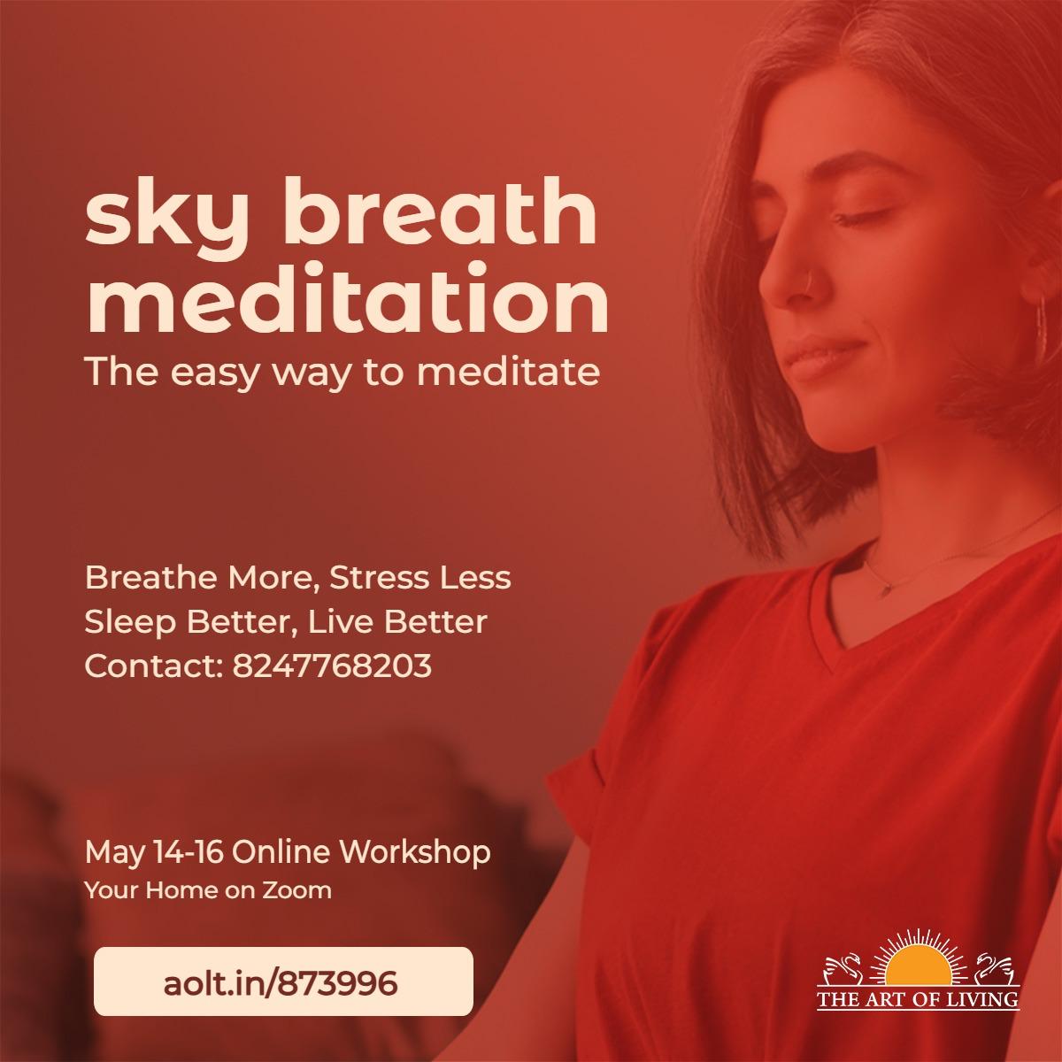 Art - 🧘‍♂️ Sky Breath Meditation The easy way to meditate. Breathe more ...