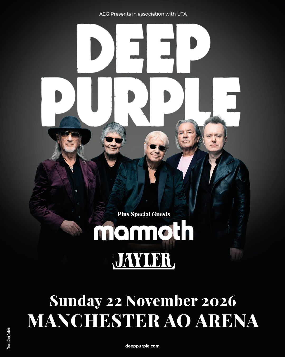 JUST ANNOUNCED! Deep Purple is coming to Xfinity Center on August