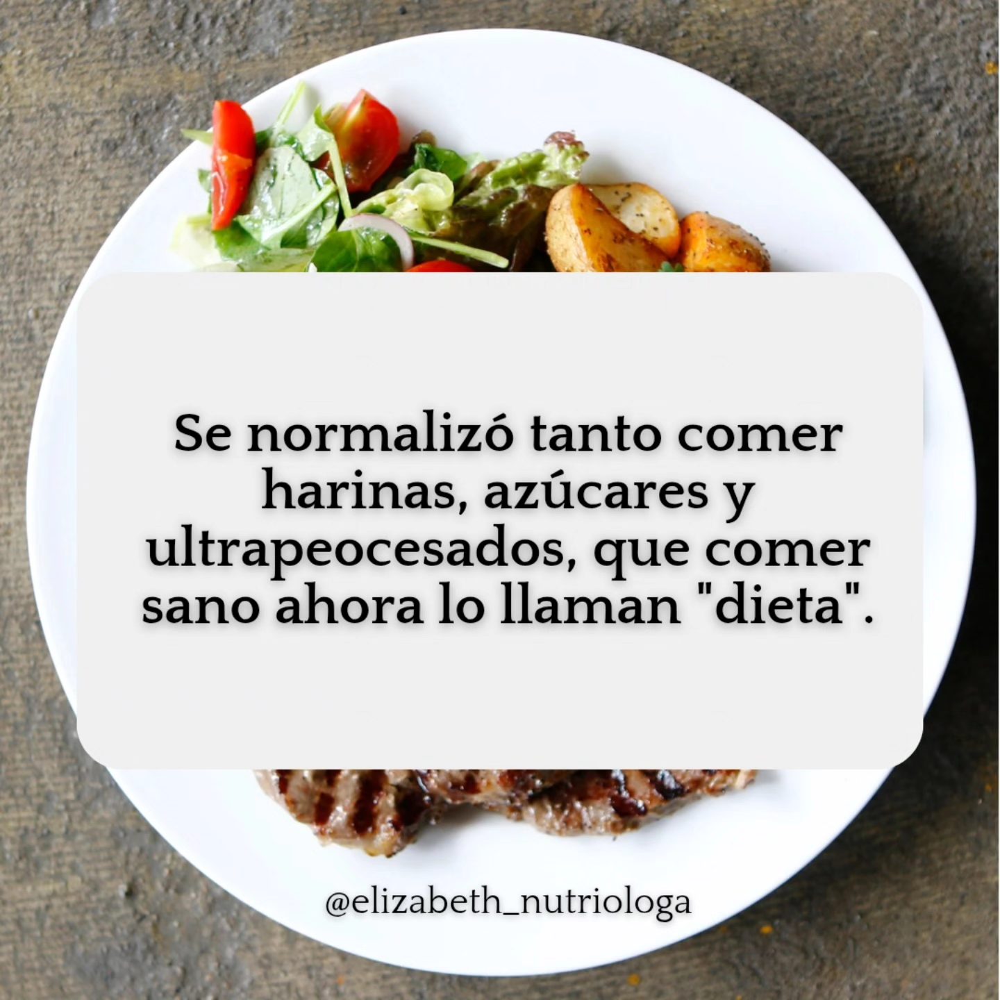 El consumo de alimentos... - Nutrióloga Elizabeth Acevedo | Facebook