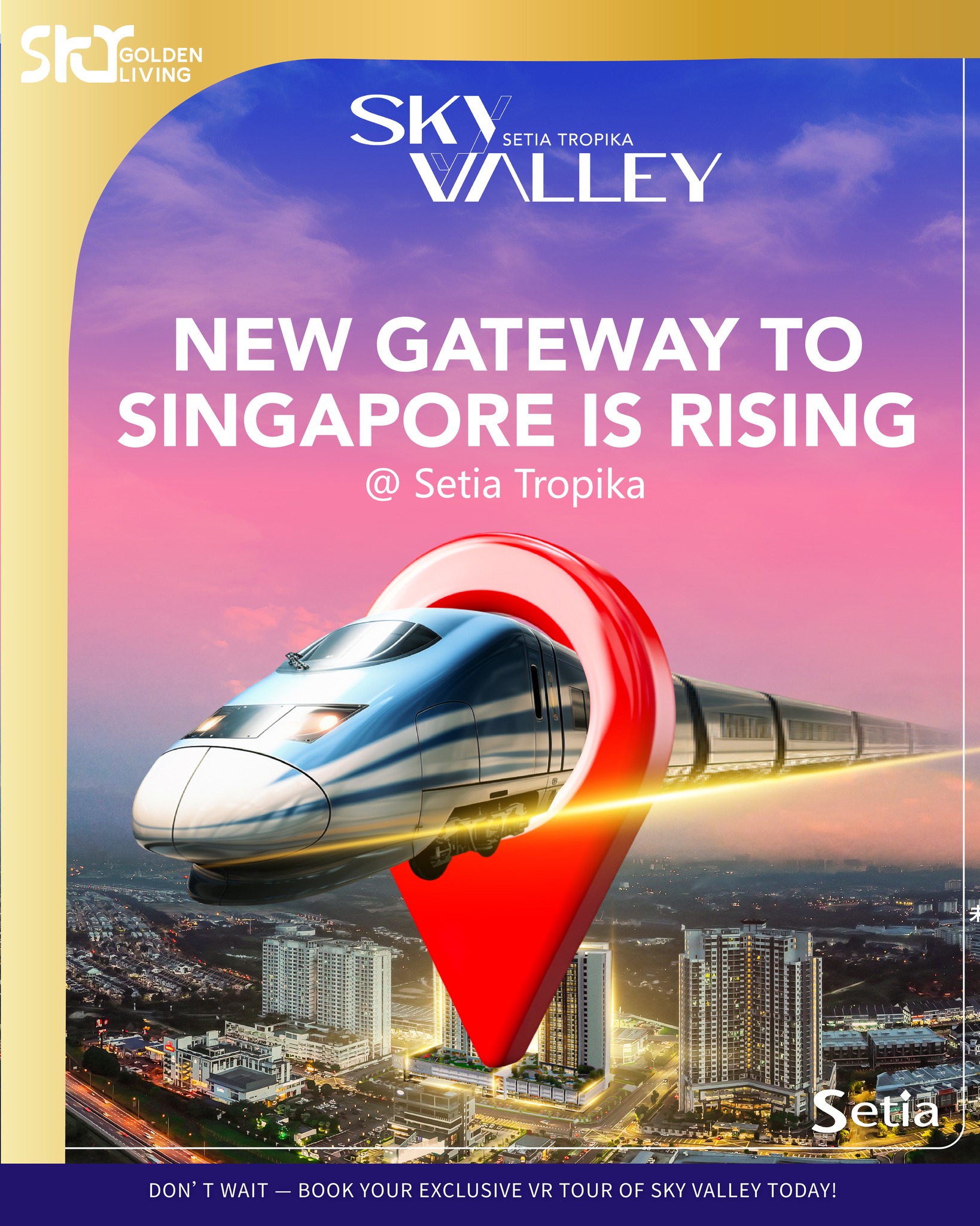 S P Setia - 🚉 A New Gateway to Singapore Is Rising in... | Facebook