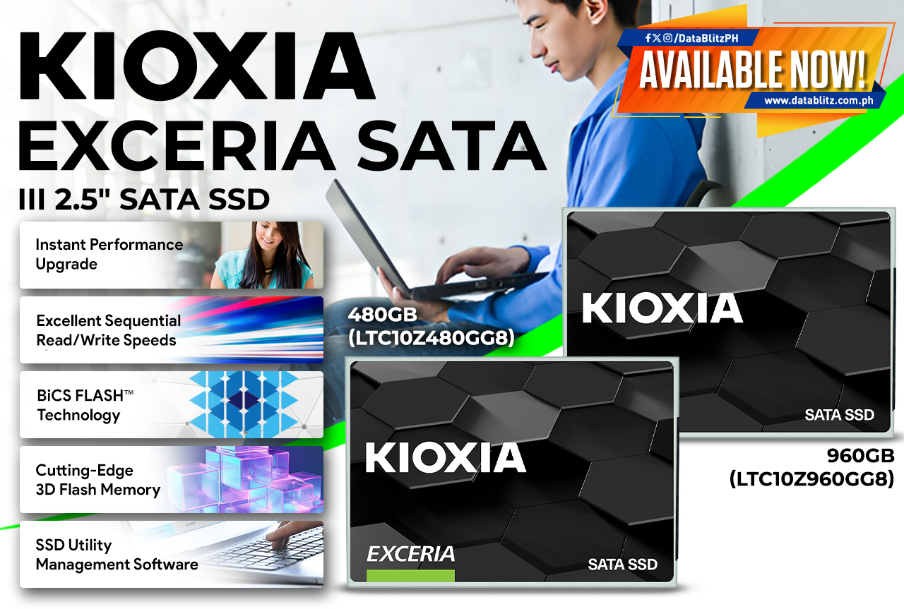 Kioxia 480GB Exceria SATA SSD 2.5