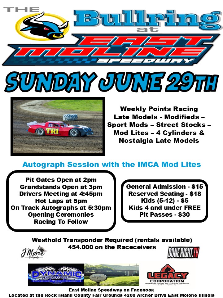 East - Join us this Sunday June 29th, $1000.00 to win IMCA Late Models ...