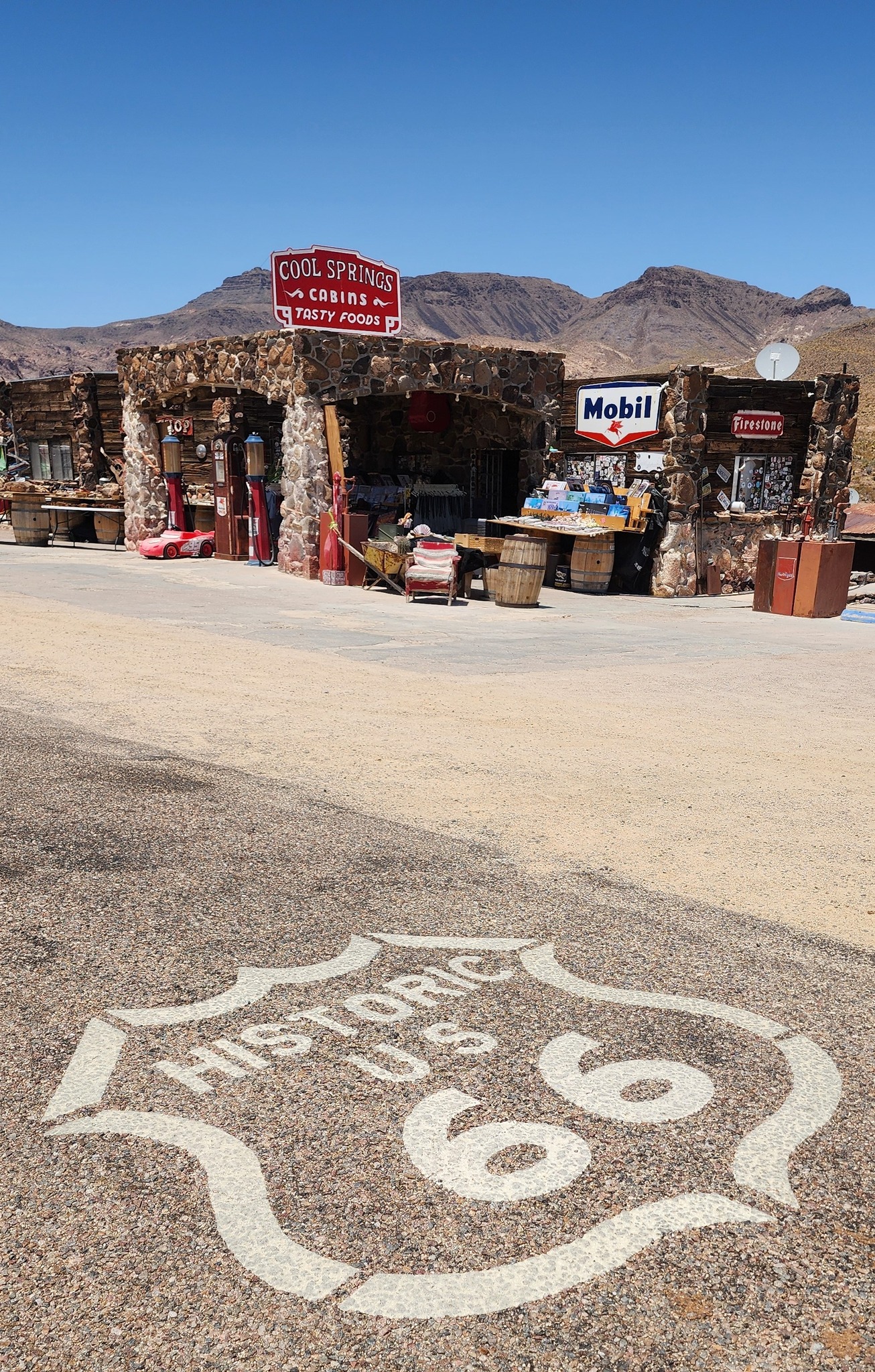 Cool Springs Station on Historic Route 66 in Arizona