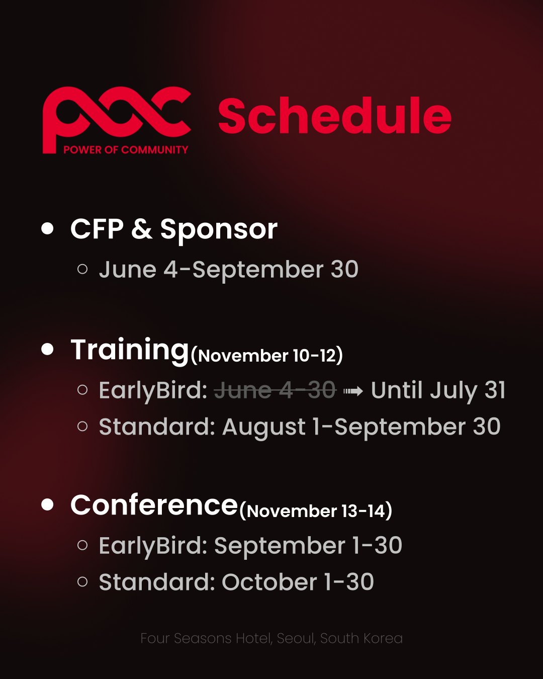 POC Conference